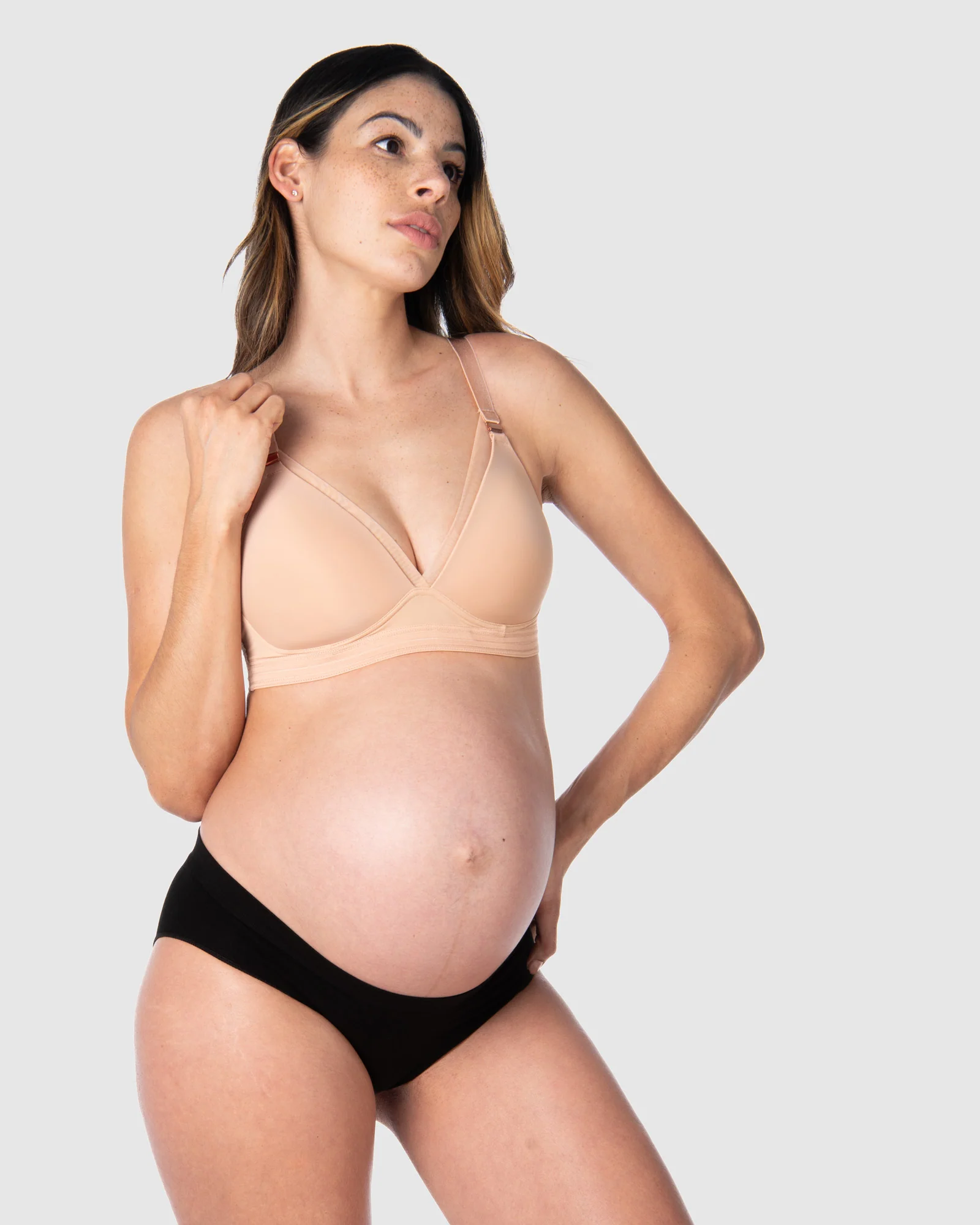 Ambition T-Shirt Nursing Bra - Maple - Image 7