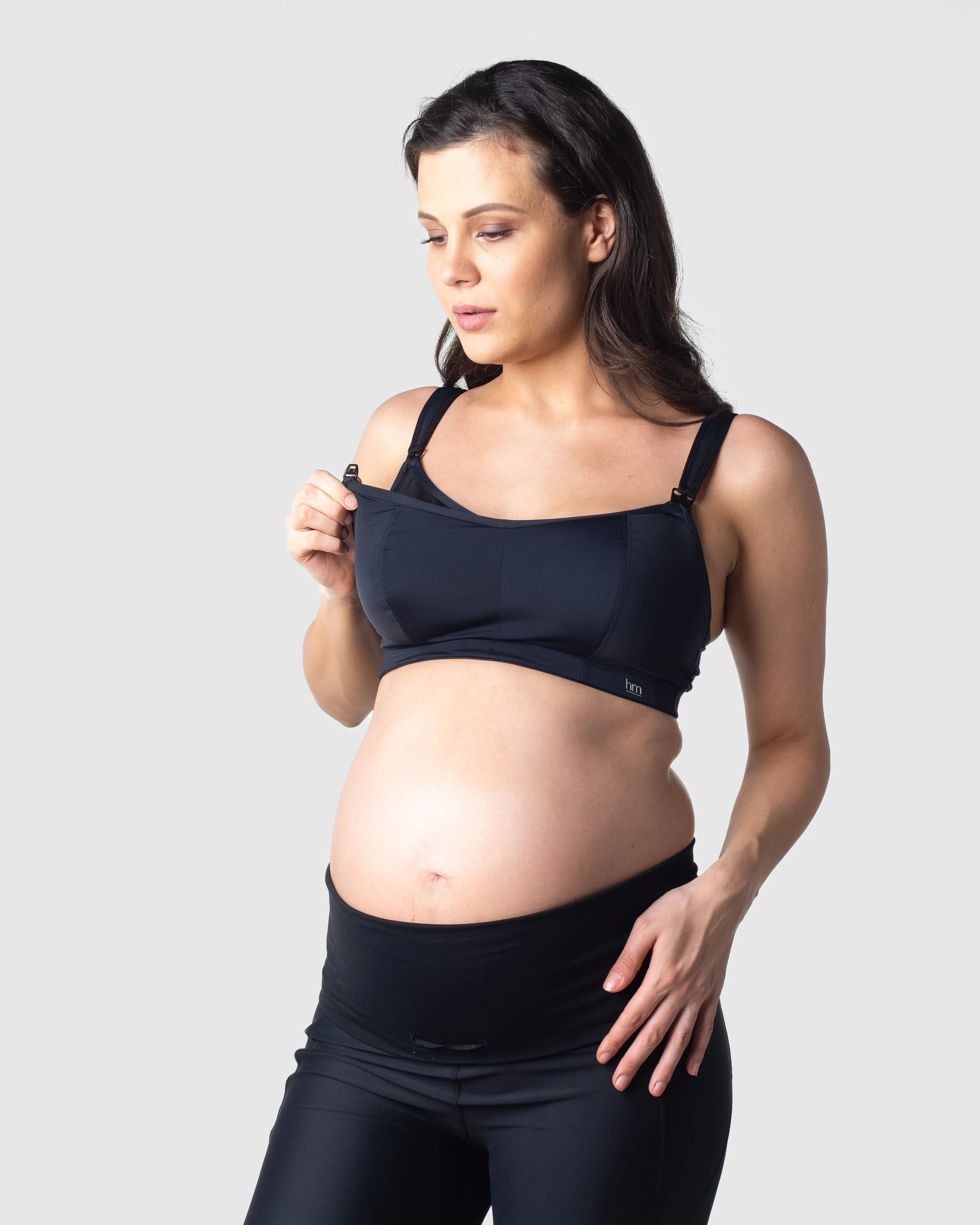 Balance Sports Black Nursing Bra - Wirefree - Image 3