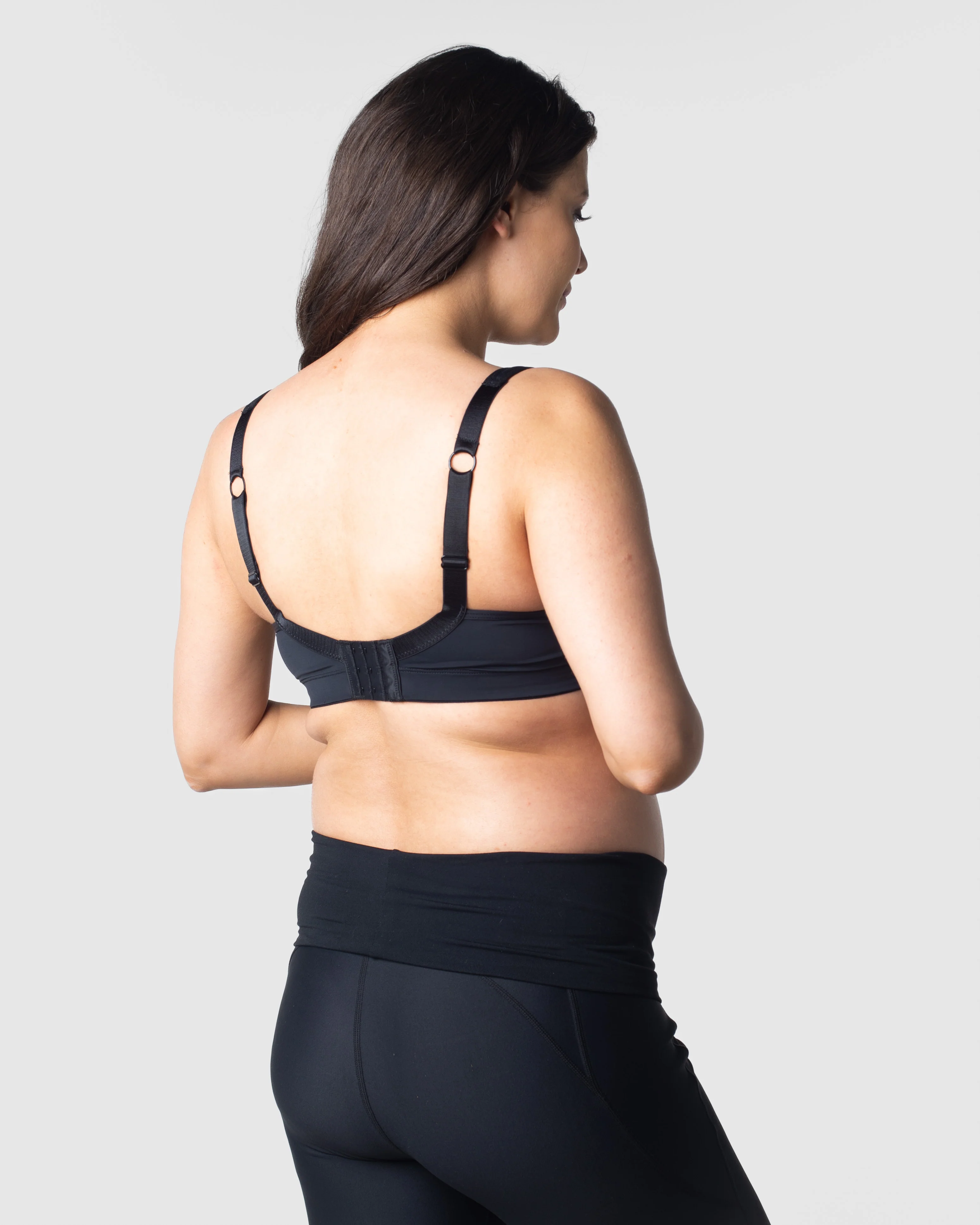 Balance Sports Black Nursing Bra - Wirefree - Image 5