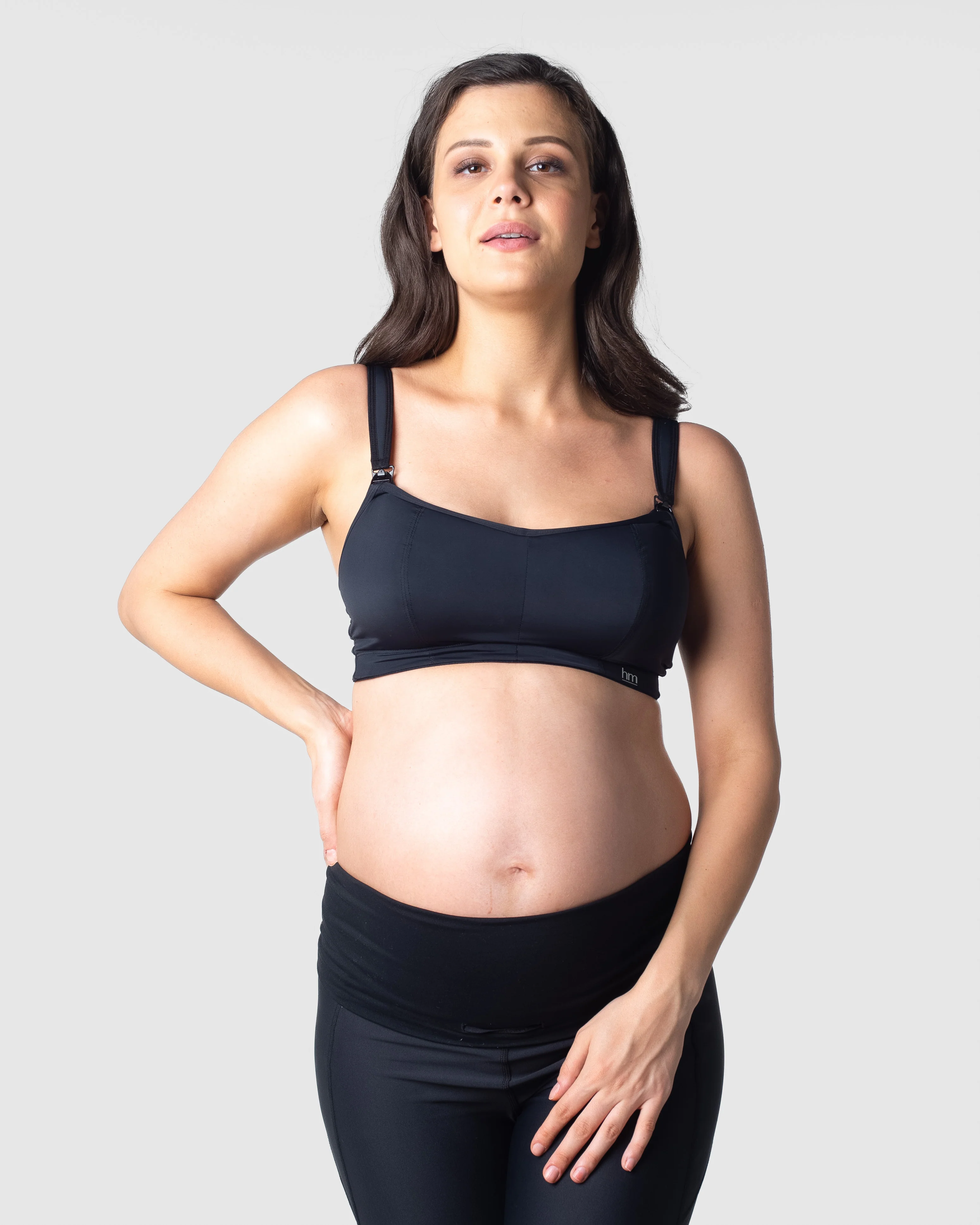 Balance Sports Black Nursing Bra - Wirefree - Image 6