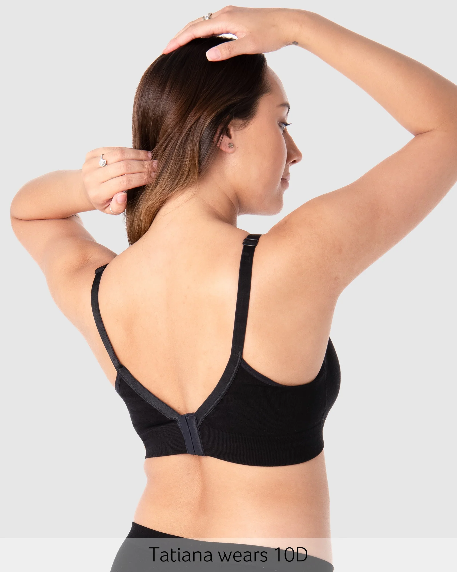 Caress FlexFit Nursing Bra - Black - Image 5