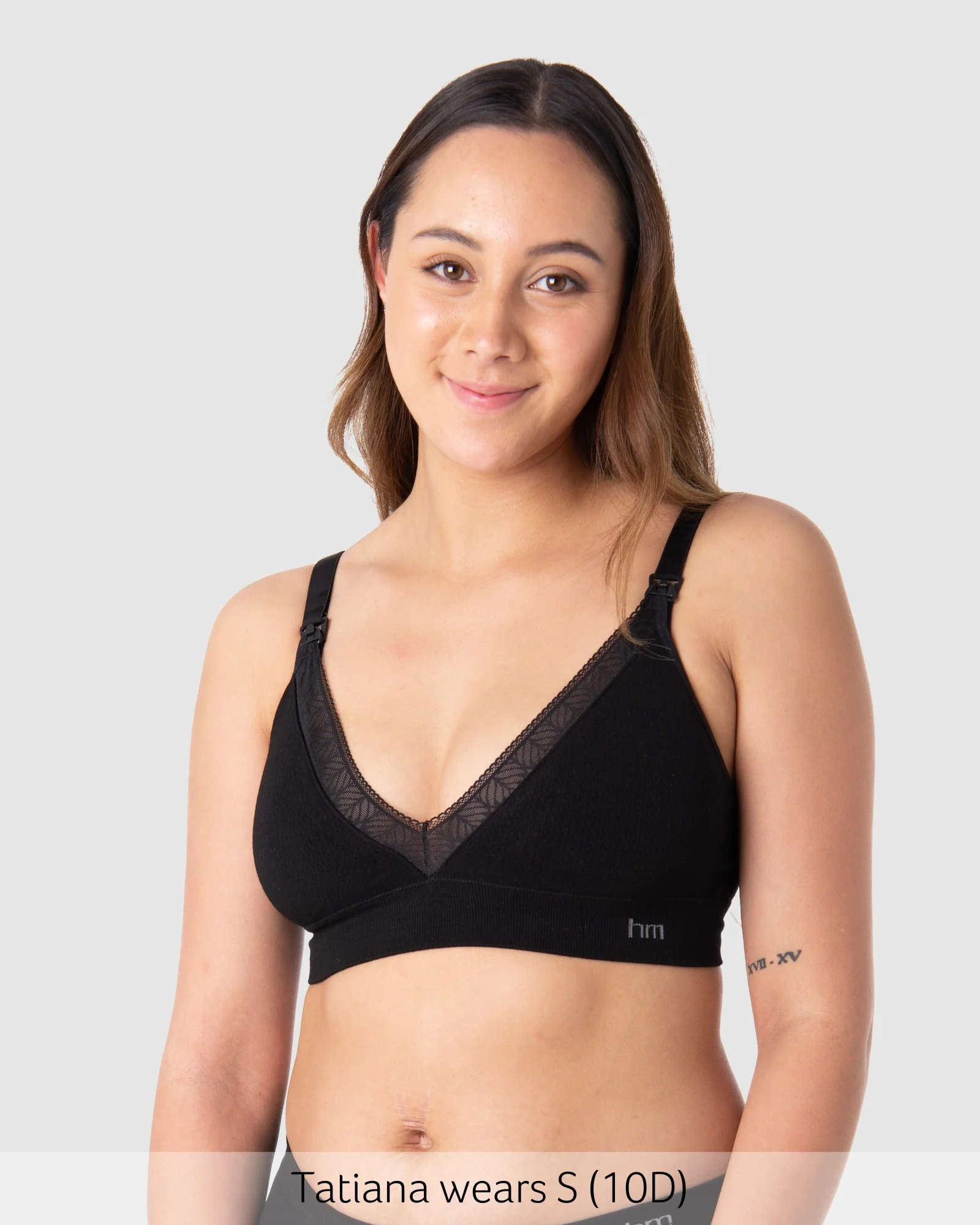 Caress FlexFit Nursing Bra - Black - Image 6