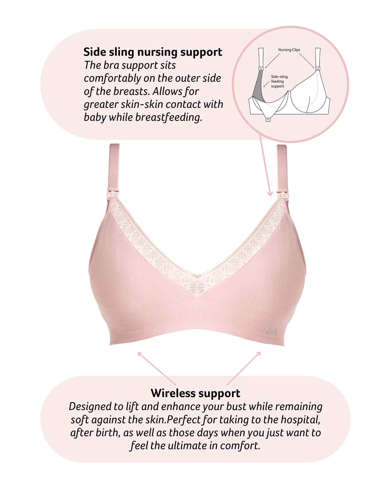 Caress FlexFit Nursing Bra - Lotus Busty - Image 4