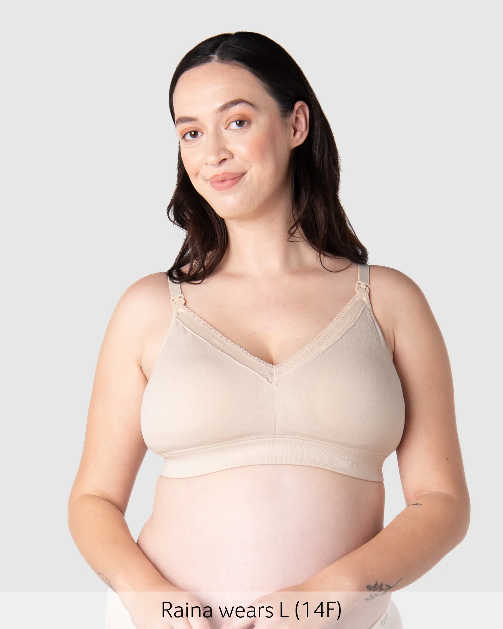 Caress FlexFit Nursing Bra - Oat Busty - Image 7