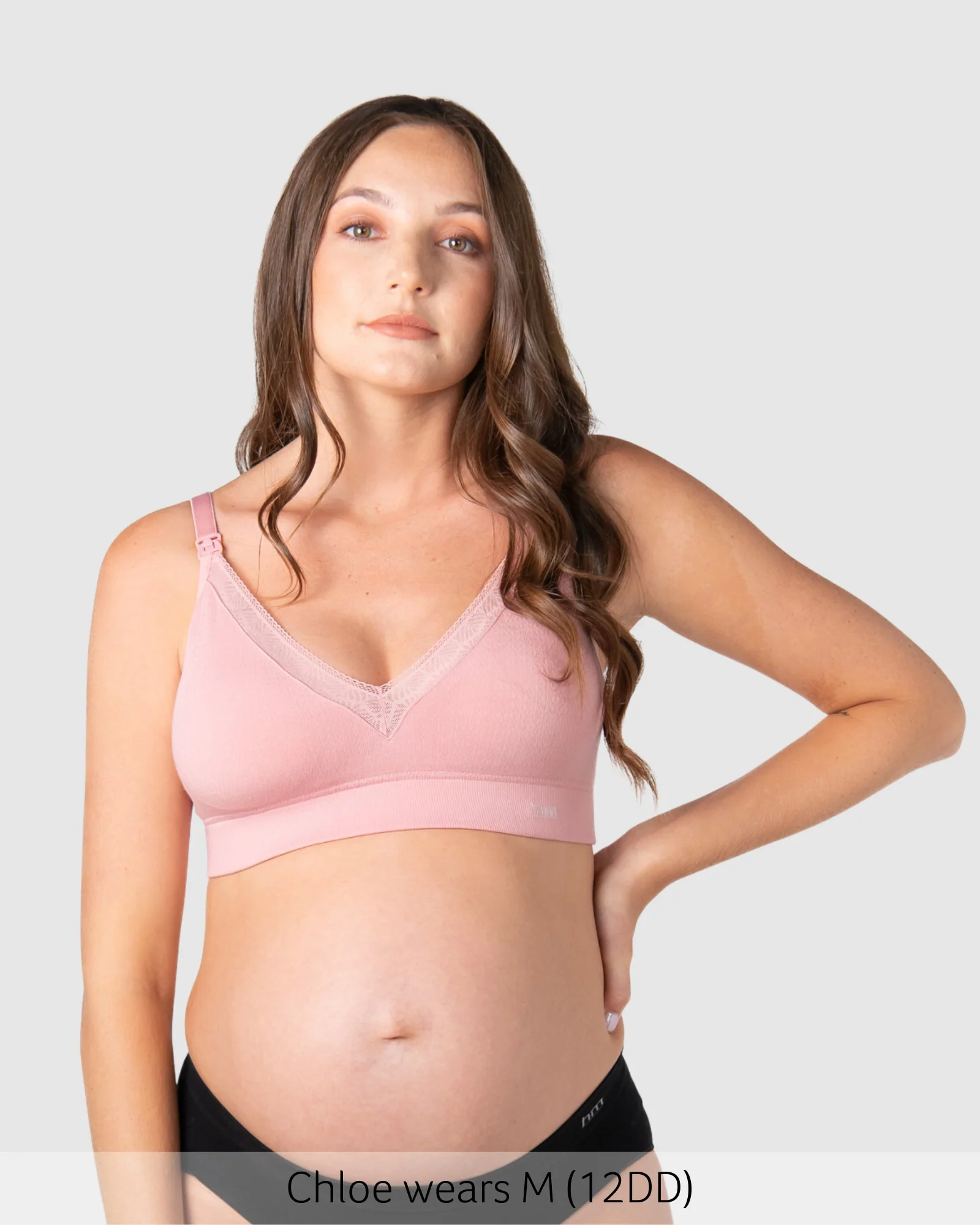 Caress FlexFit Nursing Bra - Petal Pink - Image 5