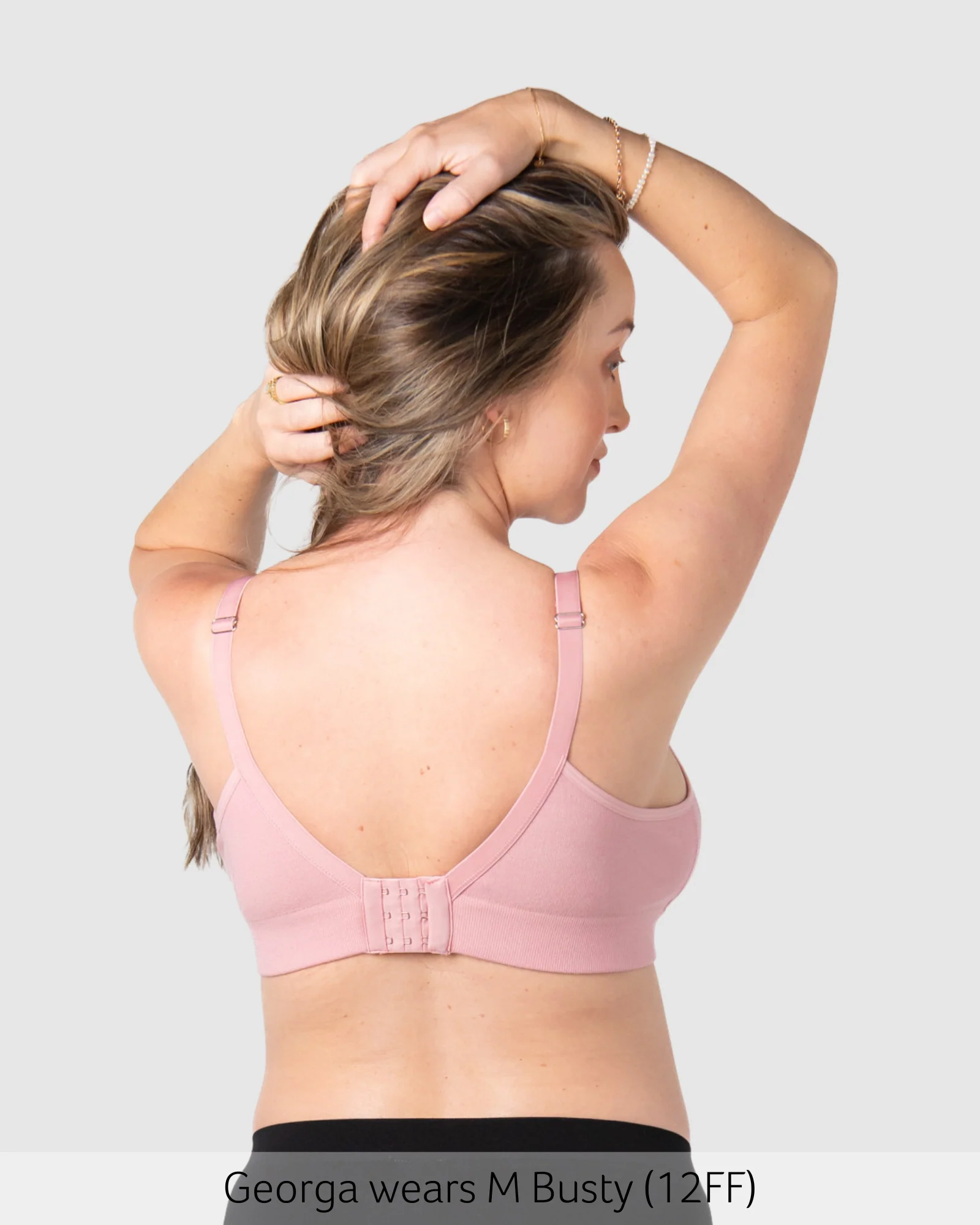 Caress FlexFit Nursing Bra - Petal Pink Busty - Image 4