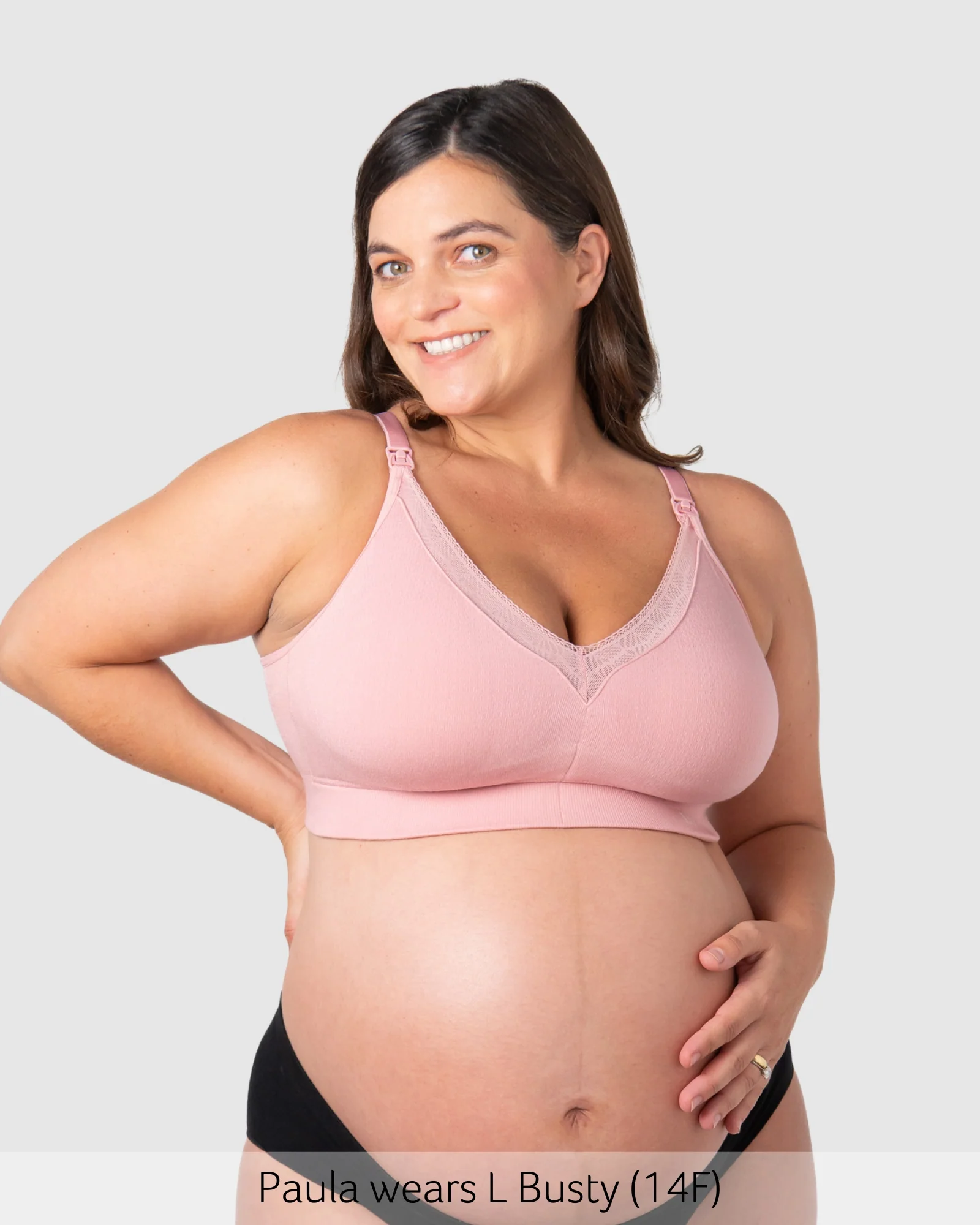 Caress FlexFit Nursing Bra - Petal Pink Busty - Image 5