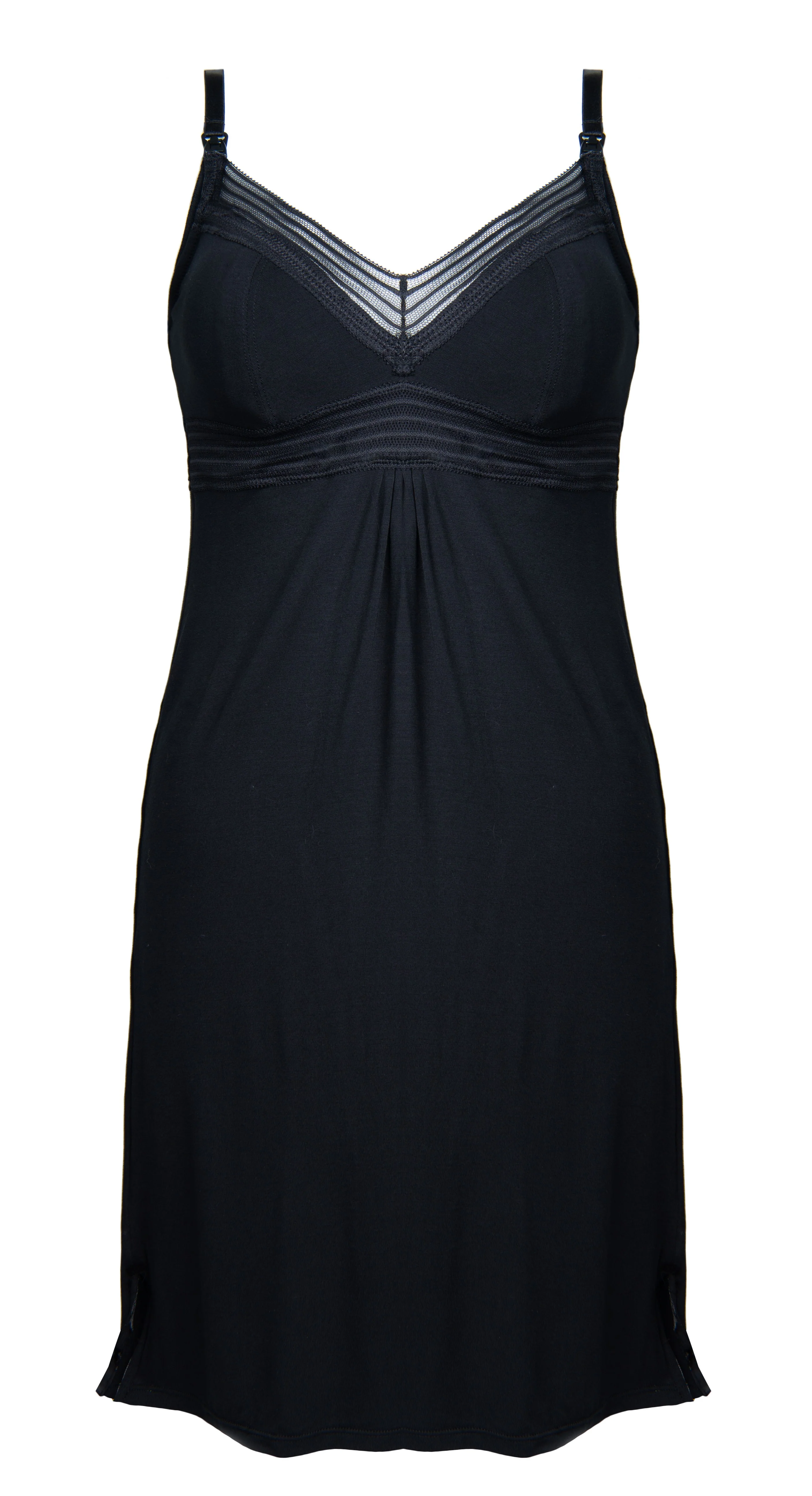 Dream Nursing Nightie - Black - Image 6