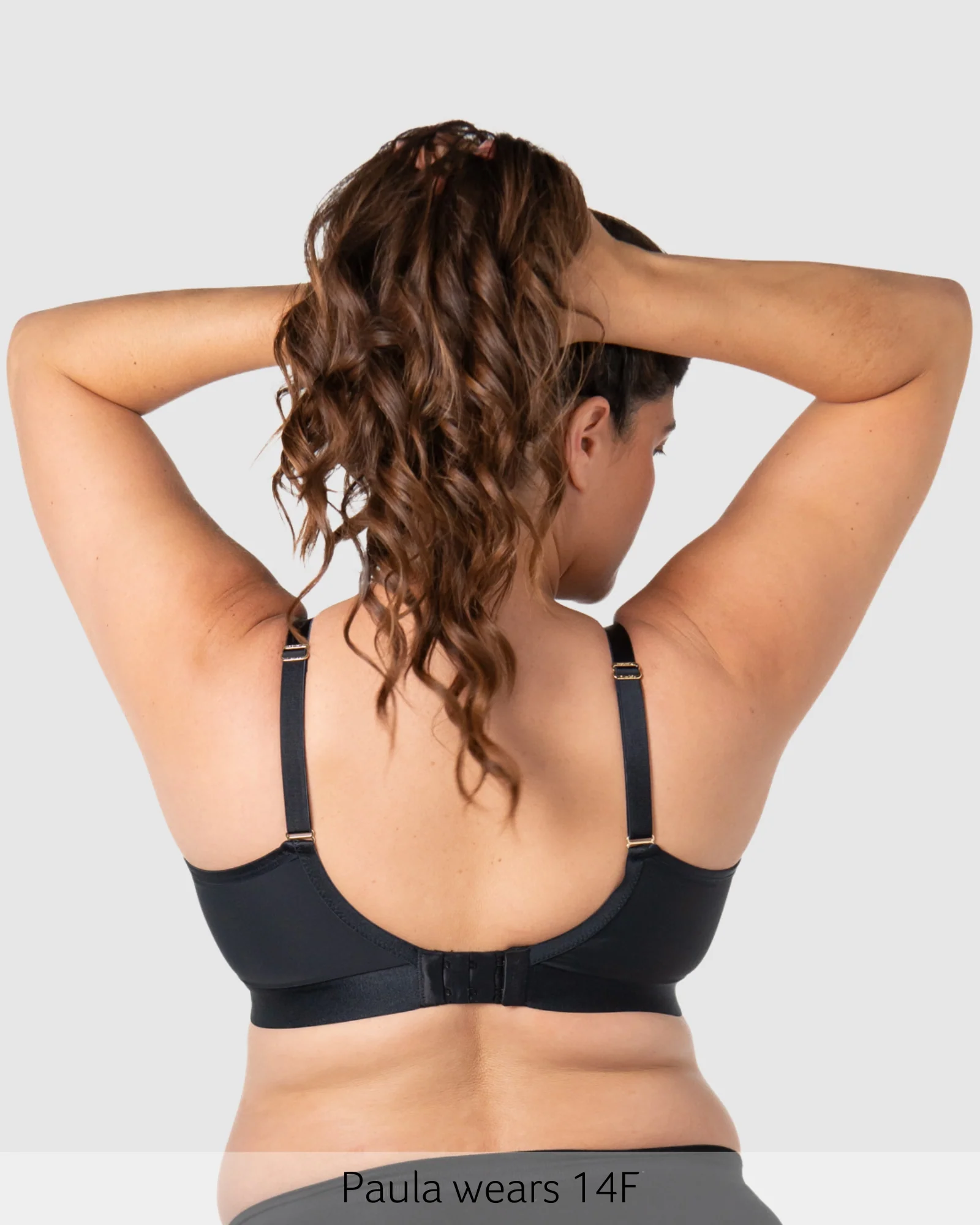 Flawless Plunge Full Cup Nursing Bra - Black - Image 7