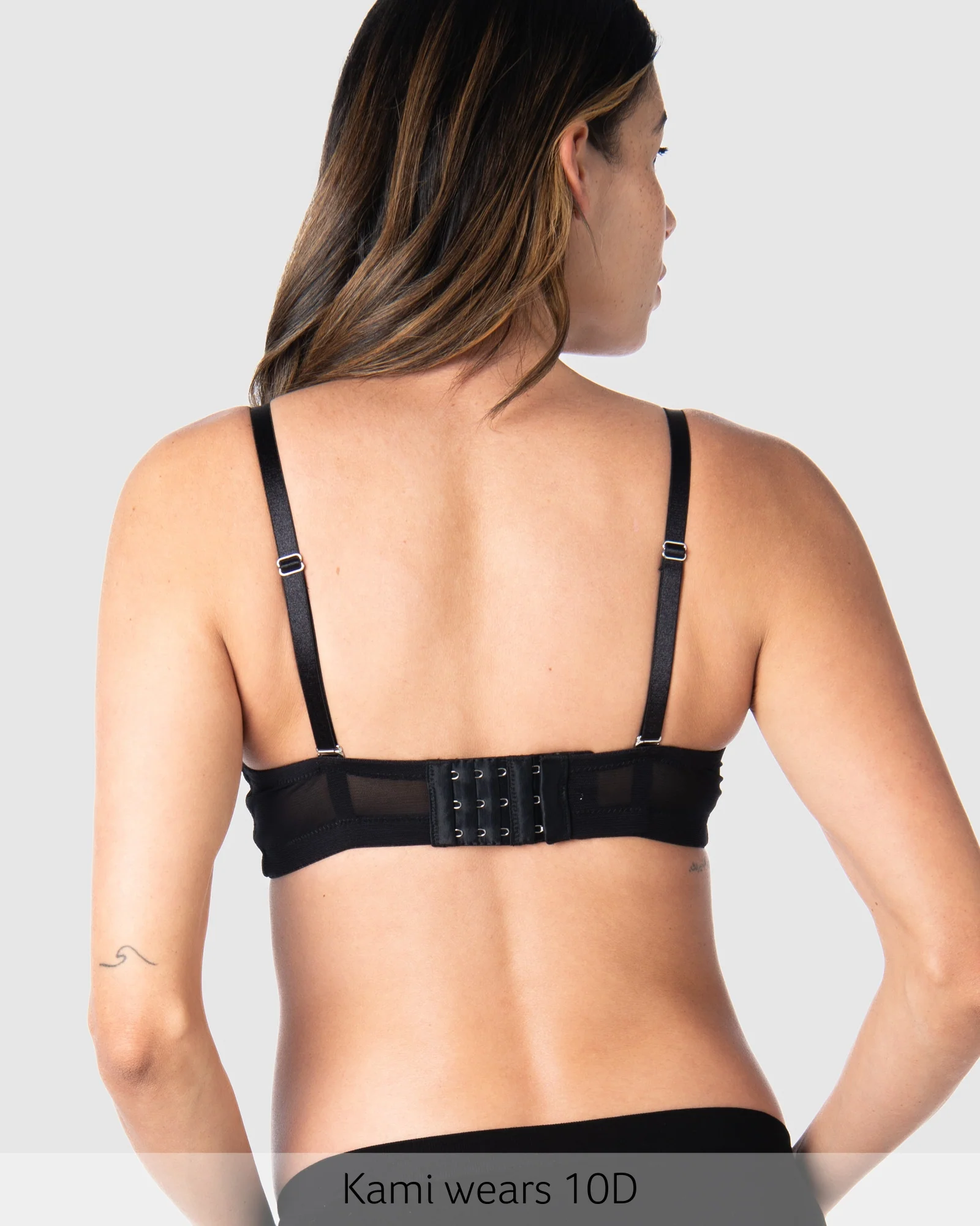 Forever Yours T-Shirt Nursing Bra - Black - Image 5