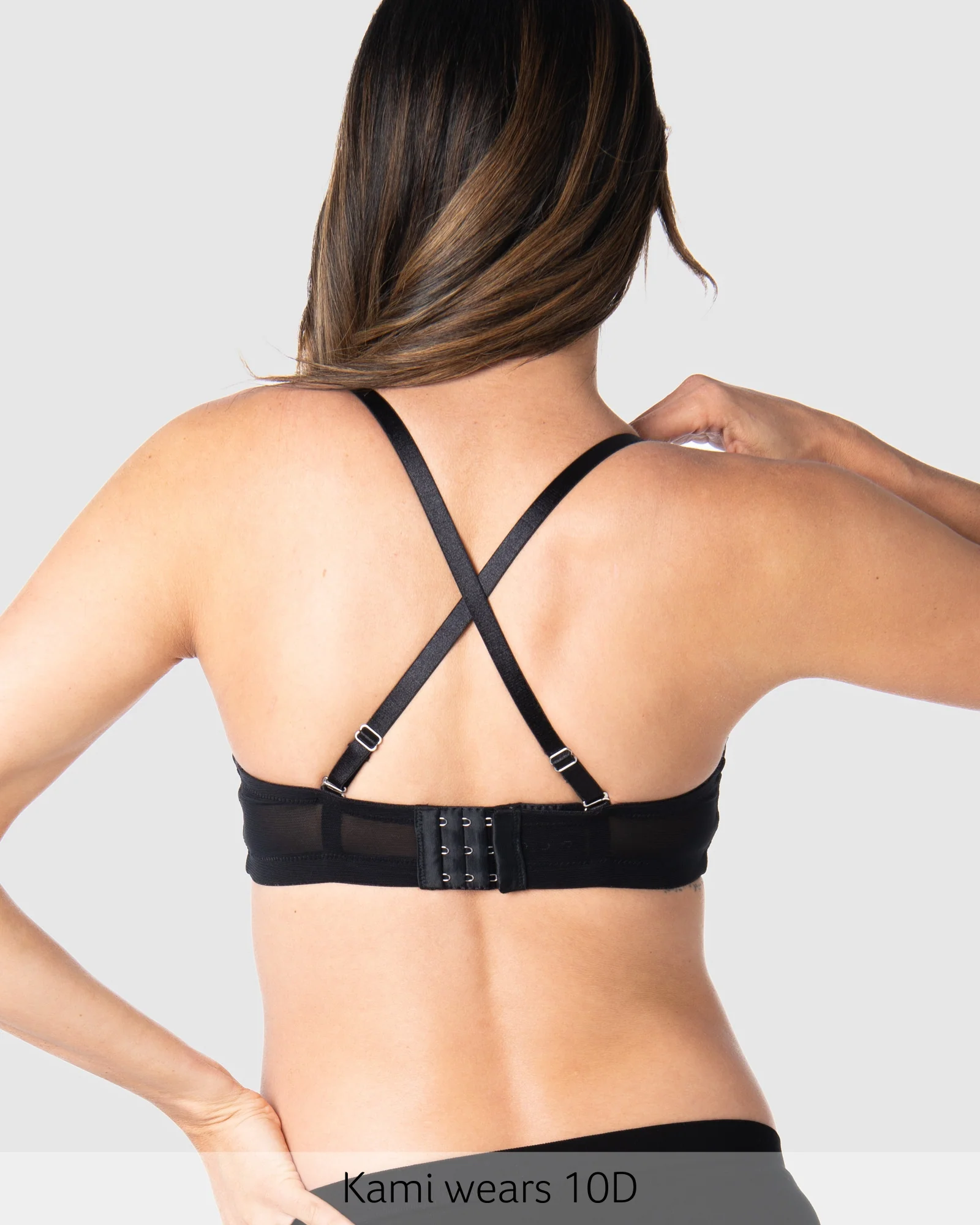 Forever Yours T-Shirt Nursing Bra - Black - Image 6