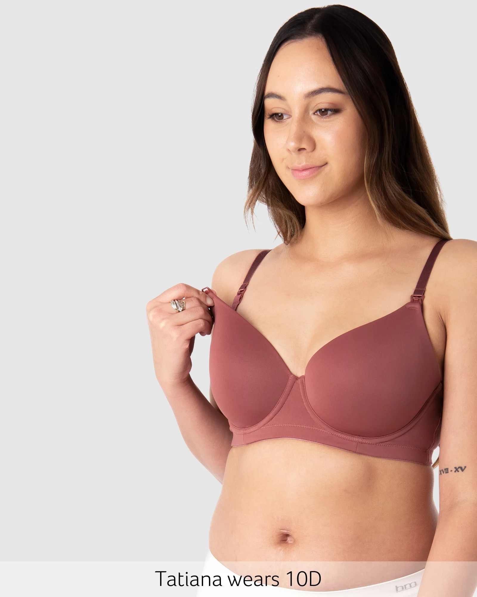 Forever Yours T-Shirt Nursing Bra - Spice - Image 3
