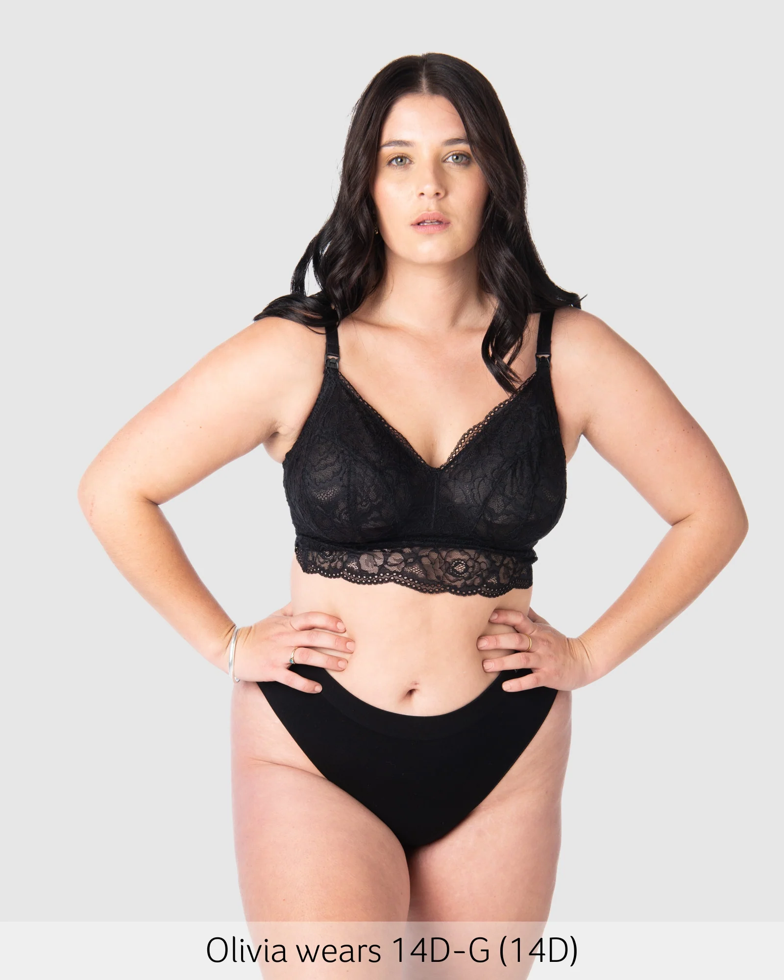 Heroine Multifit Nursing Bralette - Black - Image 8