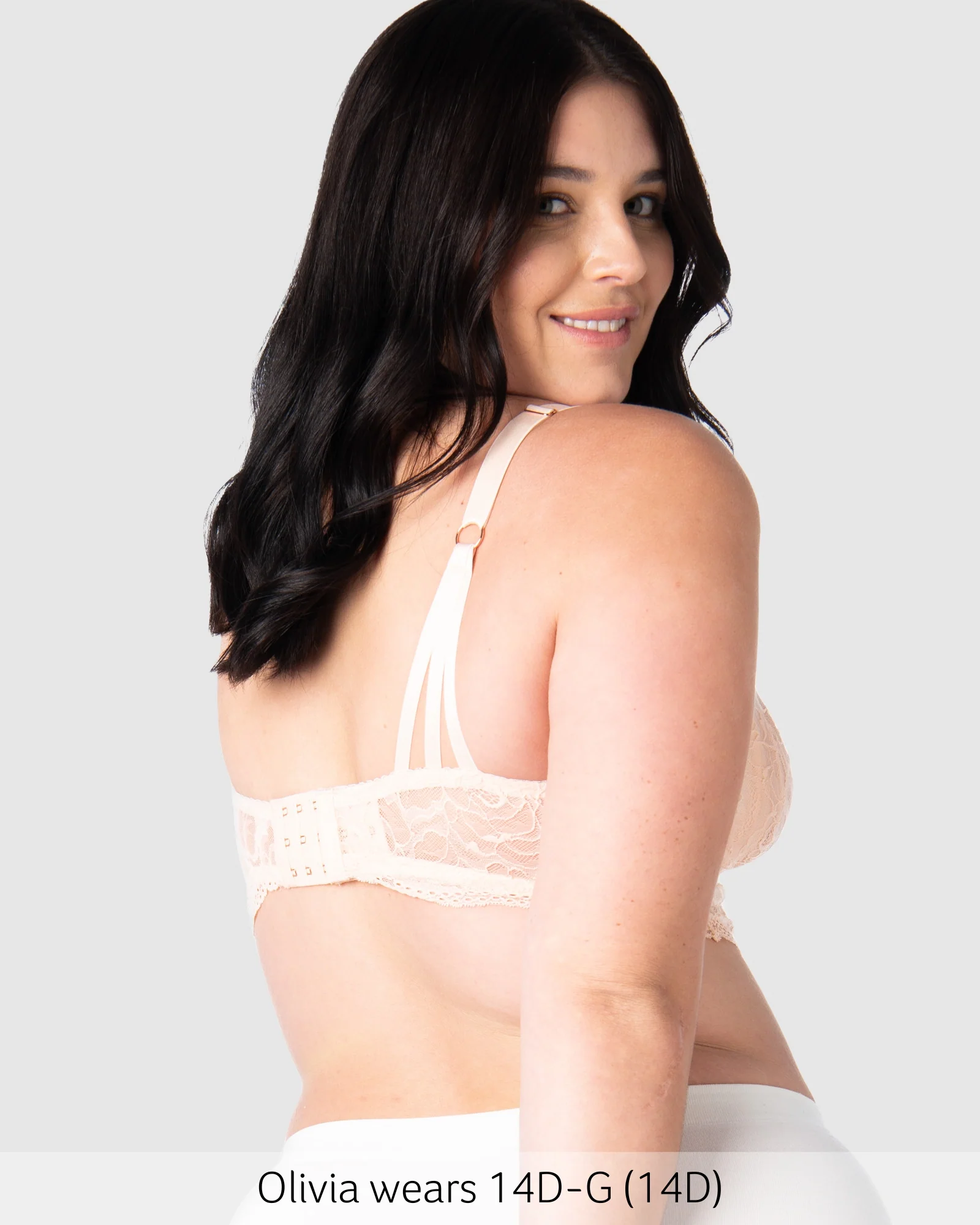 Heroine Multifit Nursing Bralette - Shell - Image 6
