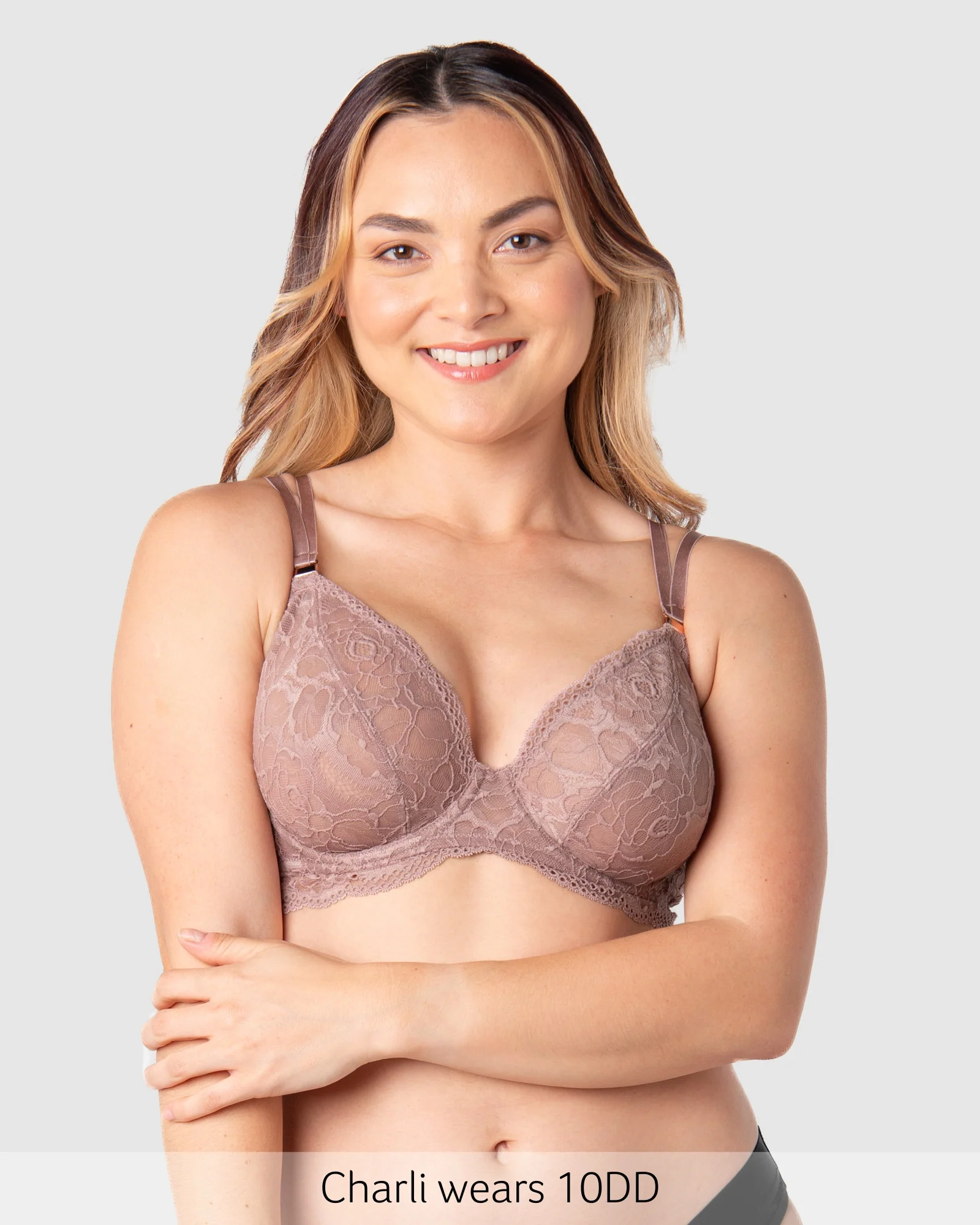 Heroine Plunge Nursing Bra - Mocha - Image 6