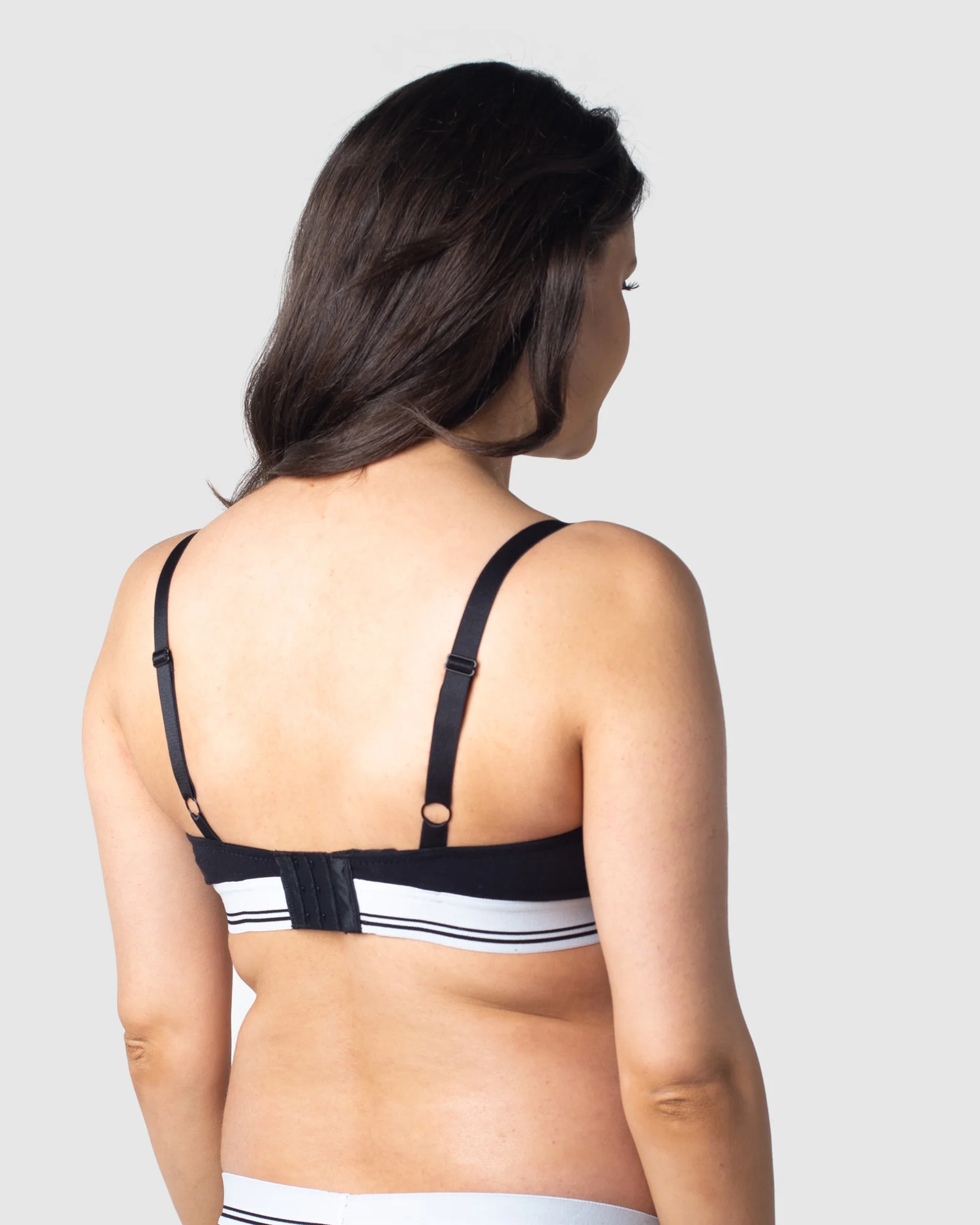 Icon Cotton Nursing Bra - Black - Image 4