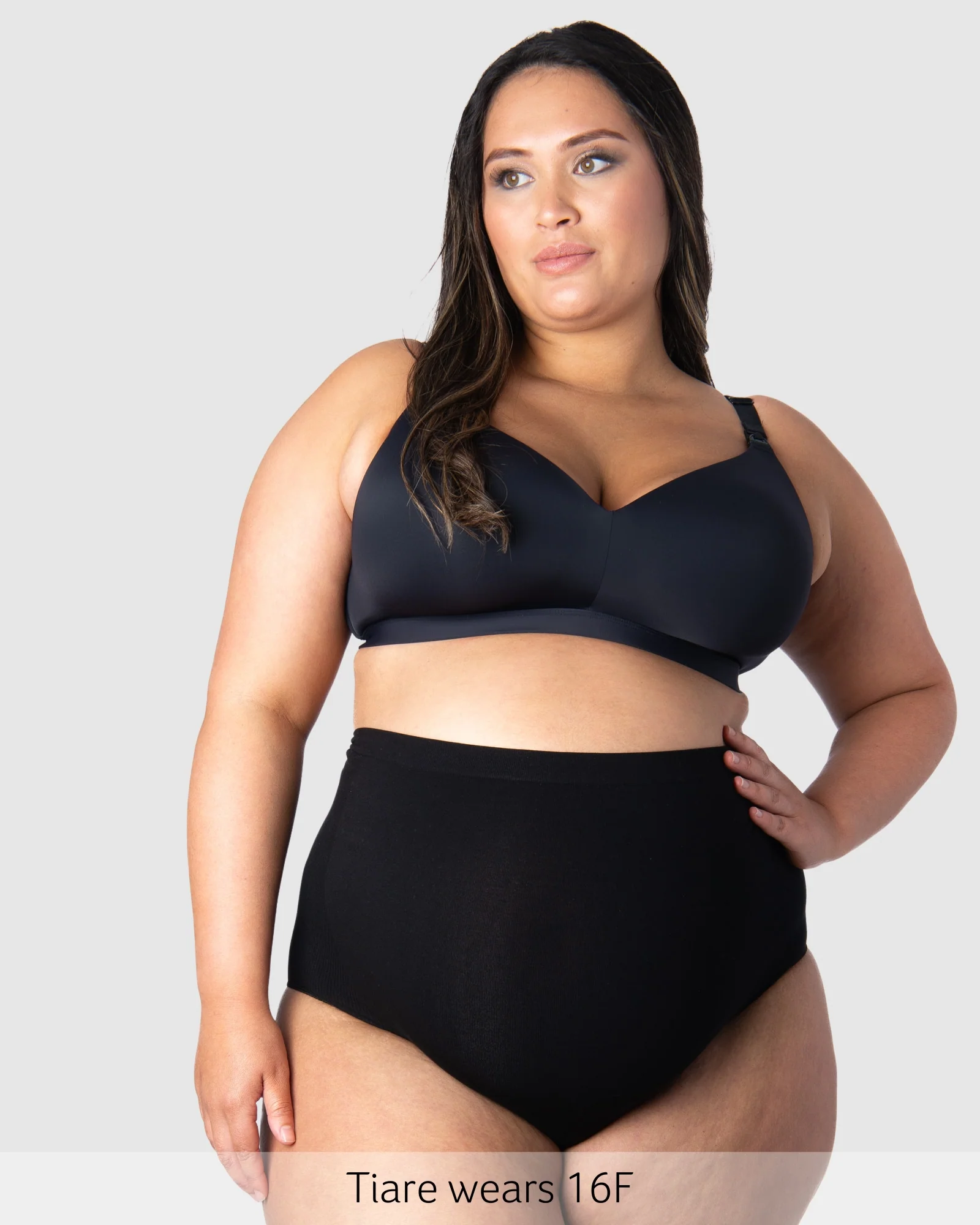 Infinite T-Shirt Nursing Bra - Black - Image 7