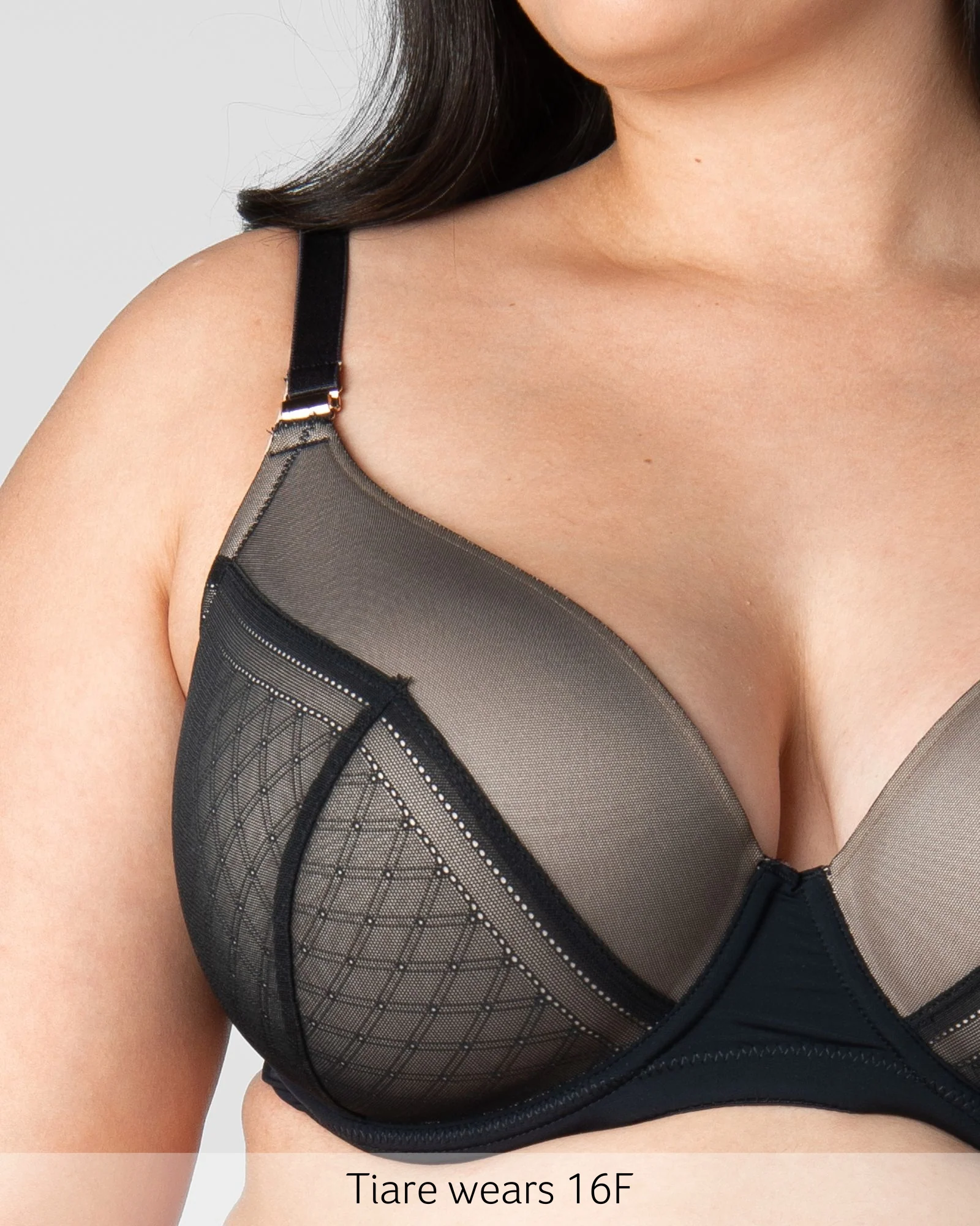 Lunar Eclipse T-Shirt Nursing Bra - Black - Image 4