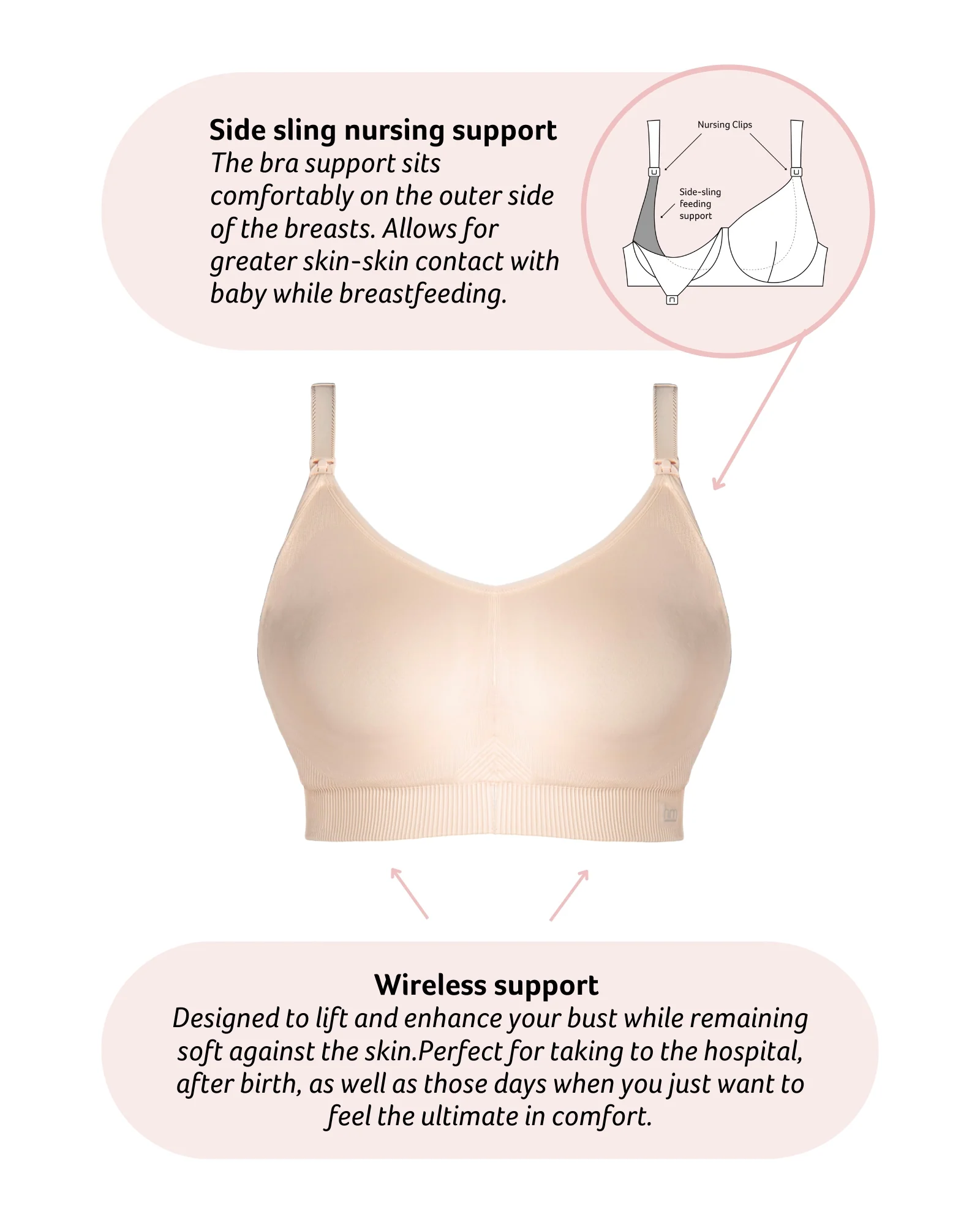 My Everyday FlexFit Nursing Bra - Latte Busty - Image 8