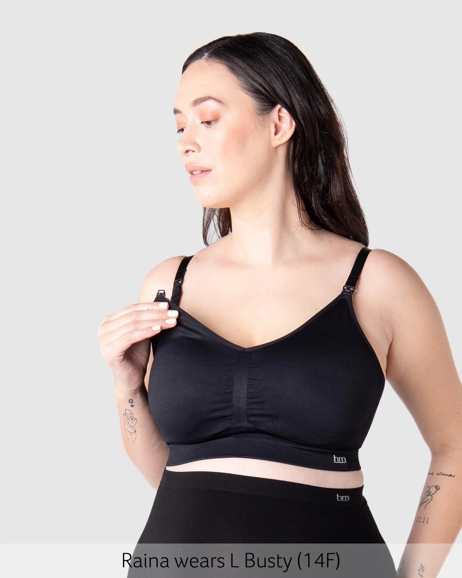 My Necessity 2.0 FlexFit Nursing Bra - Black Busty - Image 3