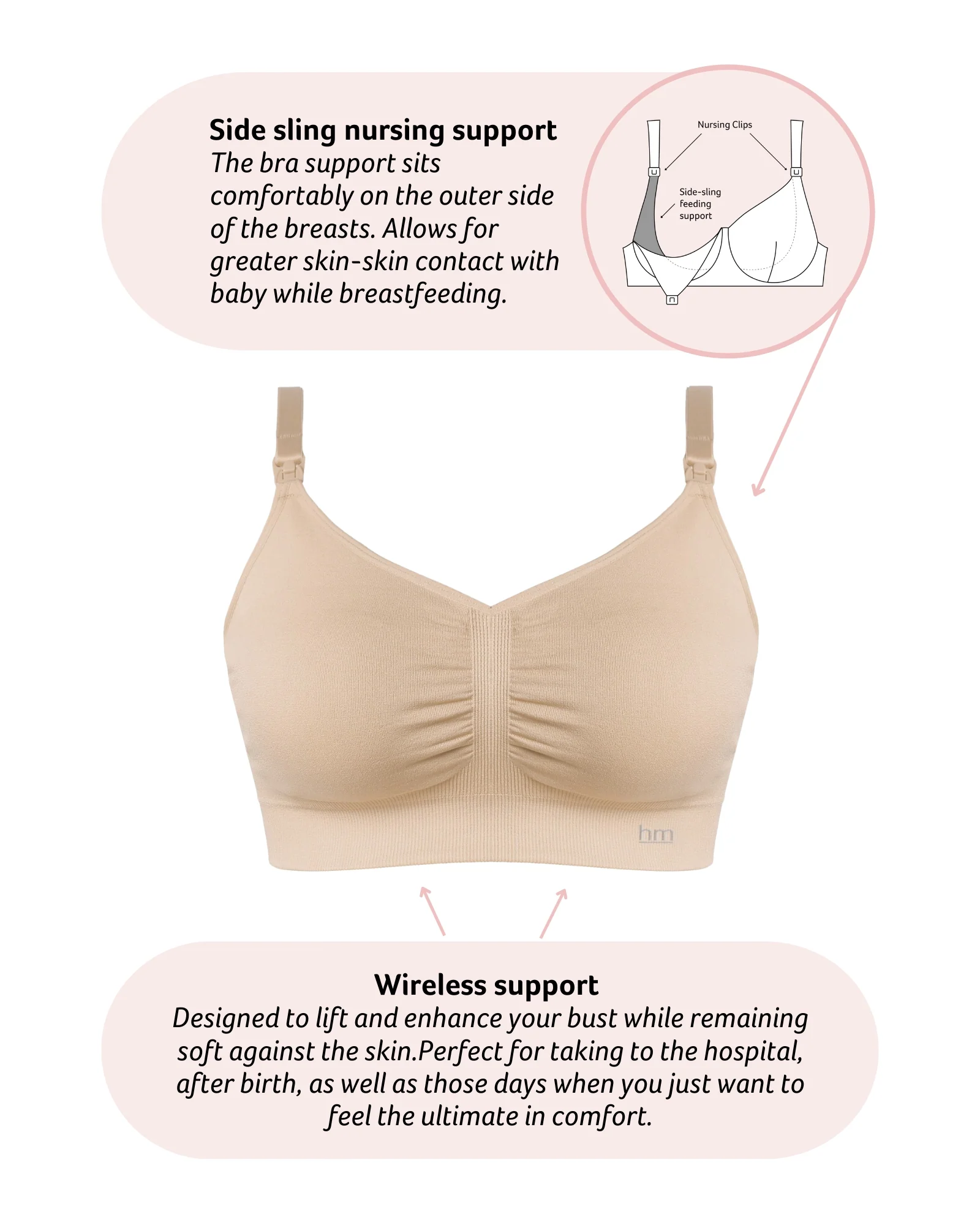 My Necessity 2.0 FlexFit Nursing Bra - Frappe - Image 4