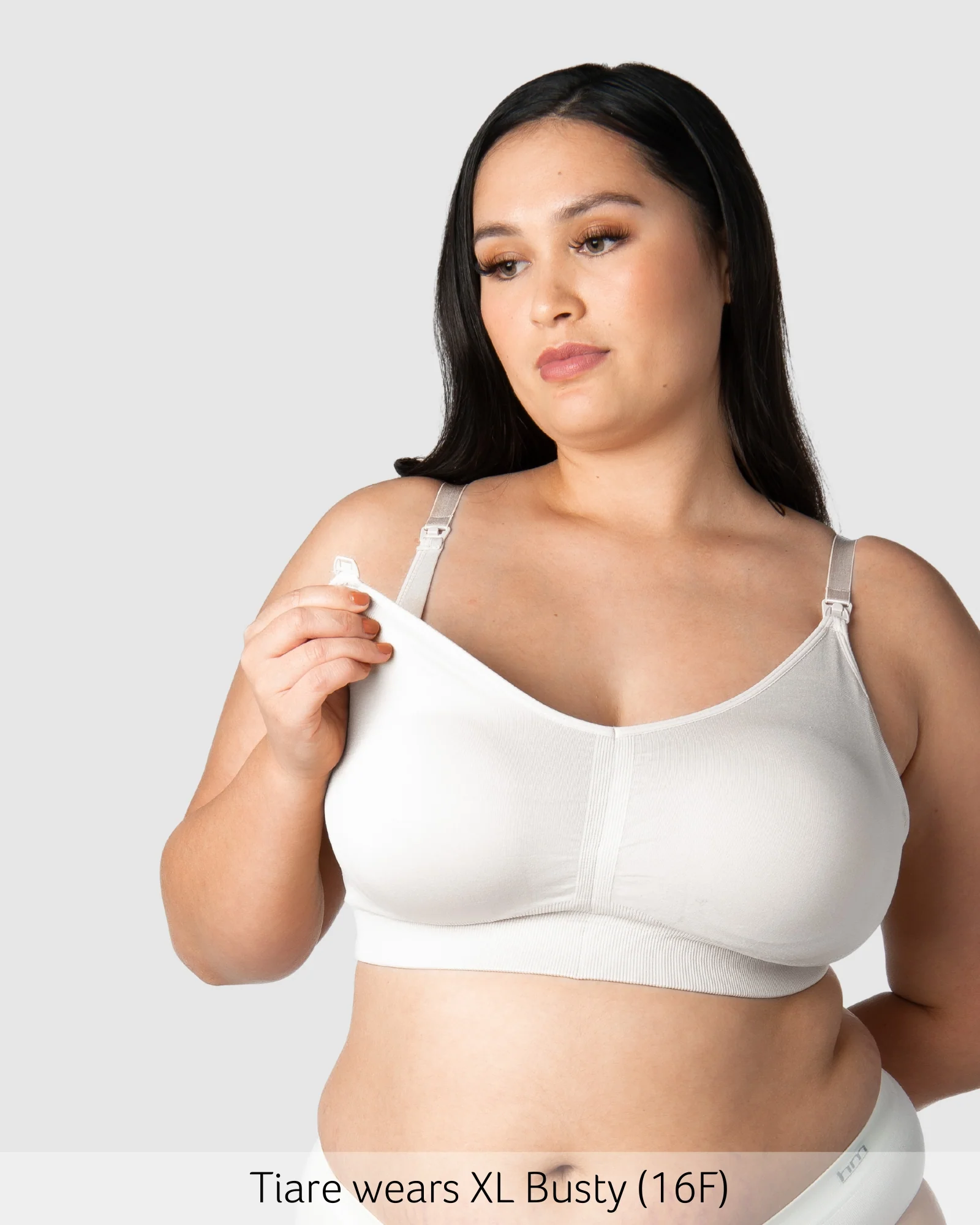 My Necessity FlexFit Nursing Bra - White Busty - Image 3