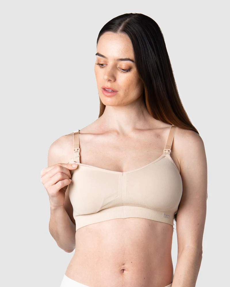 My Necessity Wirefree Nursing Bra - Frappe - Image 2