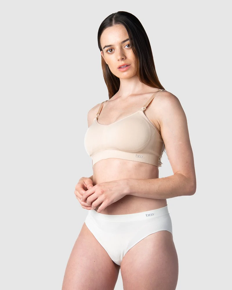 My Necessity Wirefree Nursing Bra - Frappe - Image 4