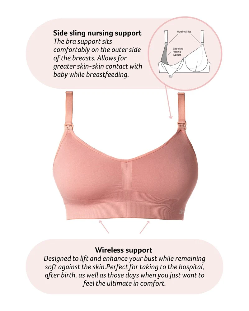 My Necessity 2.0 Seamless Nursing Bra - Sunrise - Image 4