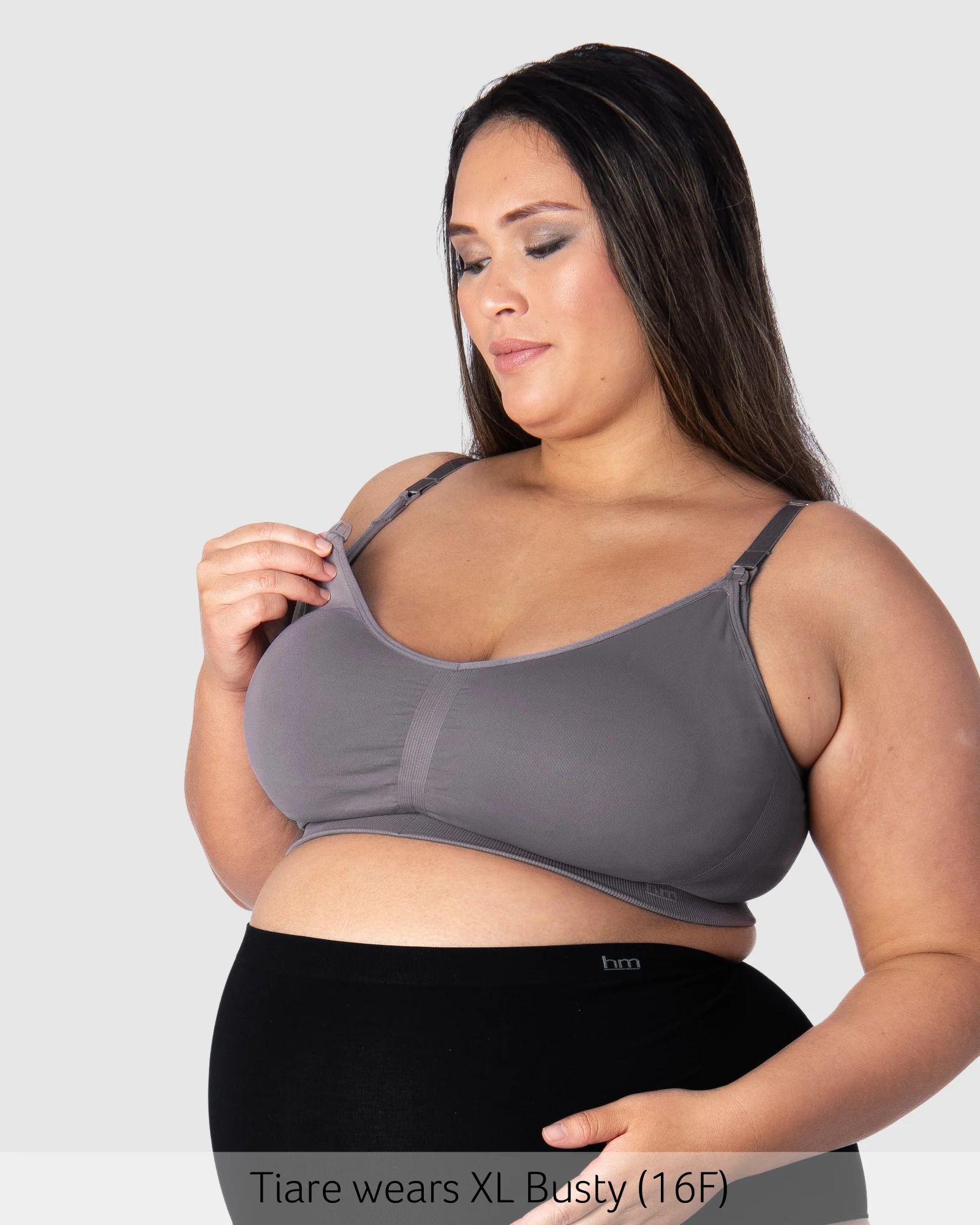 My Necessity Wirefree Nursing Bra - Slate Busty - Image 3