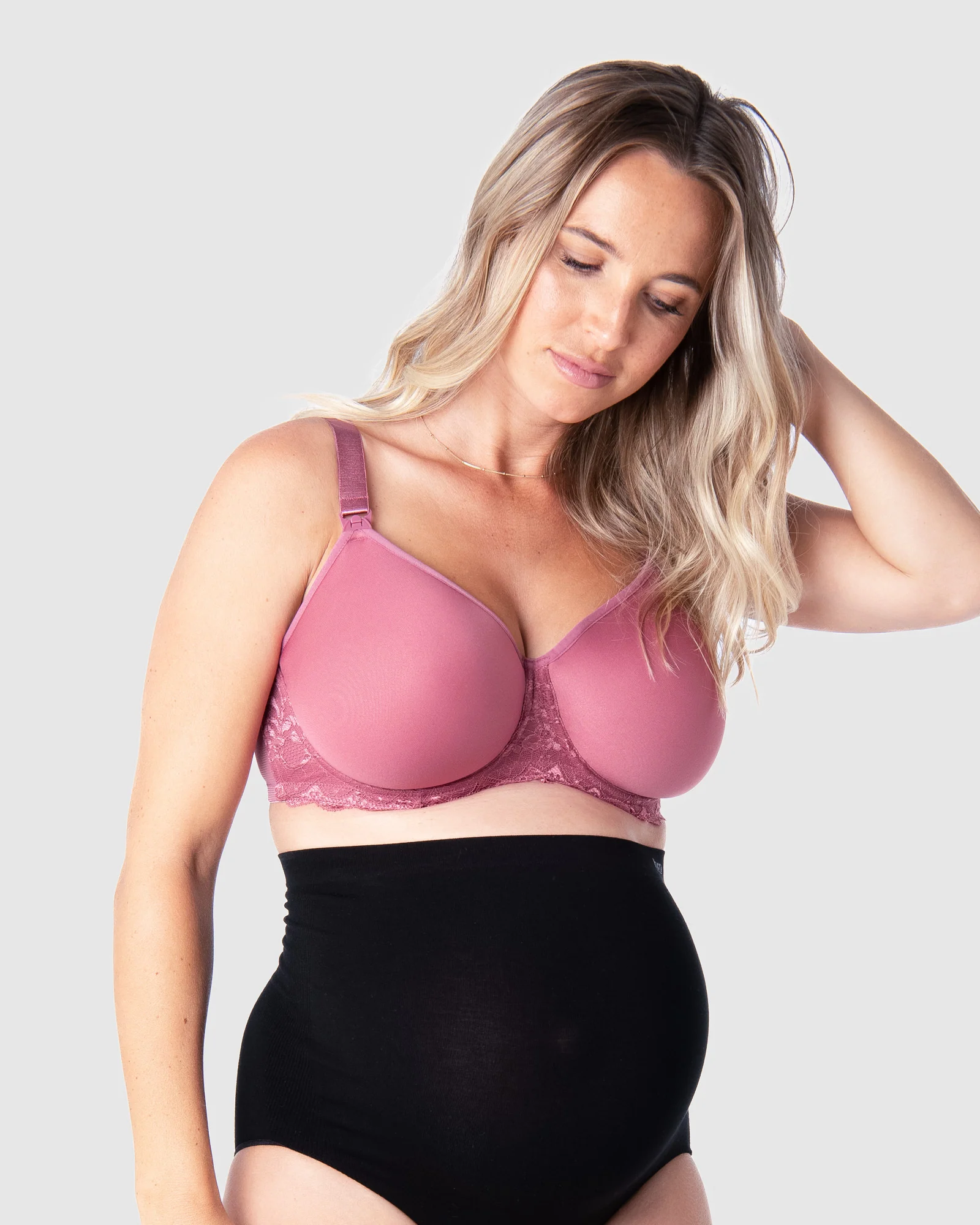 Obsession T-Shirt Nursing Bra - Rose - Image 6