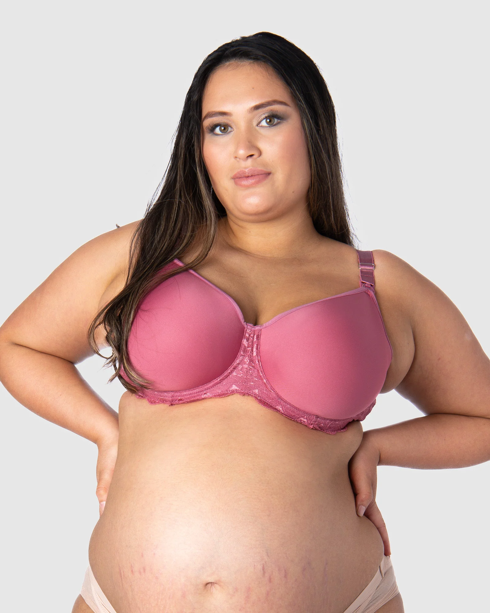 Obsession T-Shirt Nursing Bra - Rose - Image 7