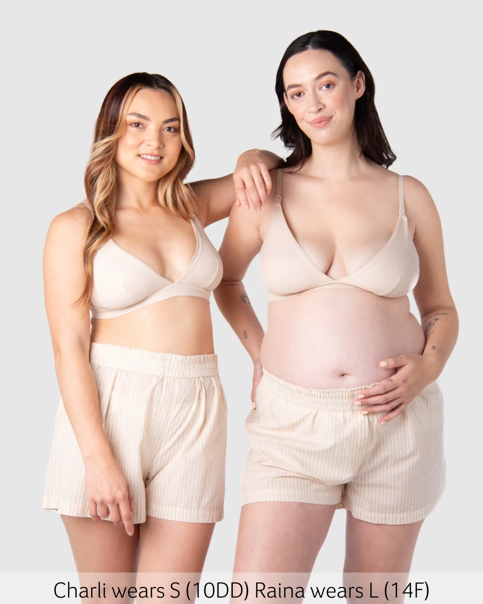 Solace Triangle Nursing Bra - Oat - Image 10