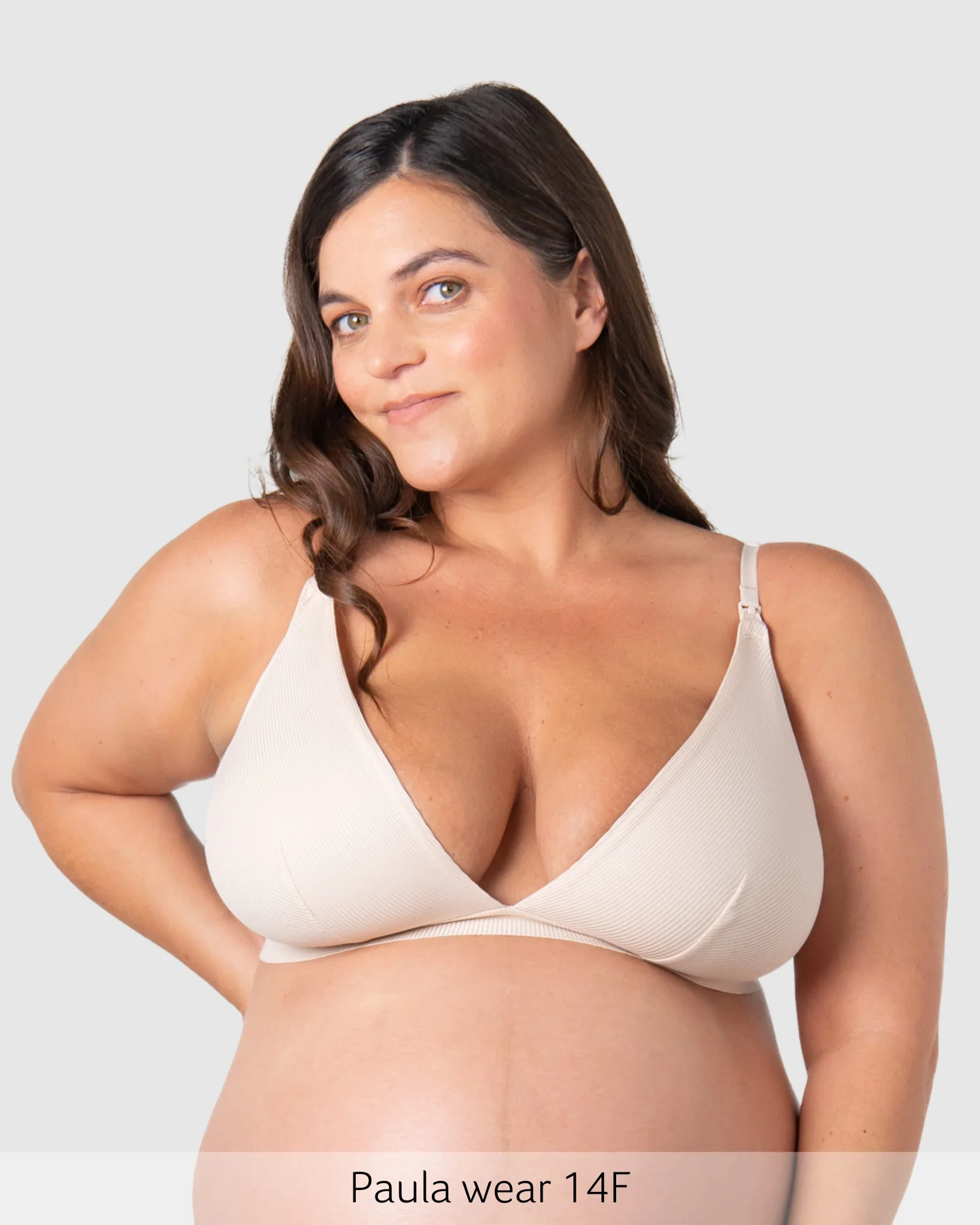 Solace Triangle Nursing Bra - Oat - Image 8