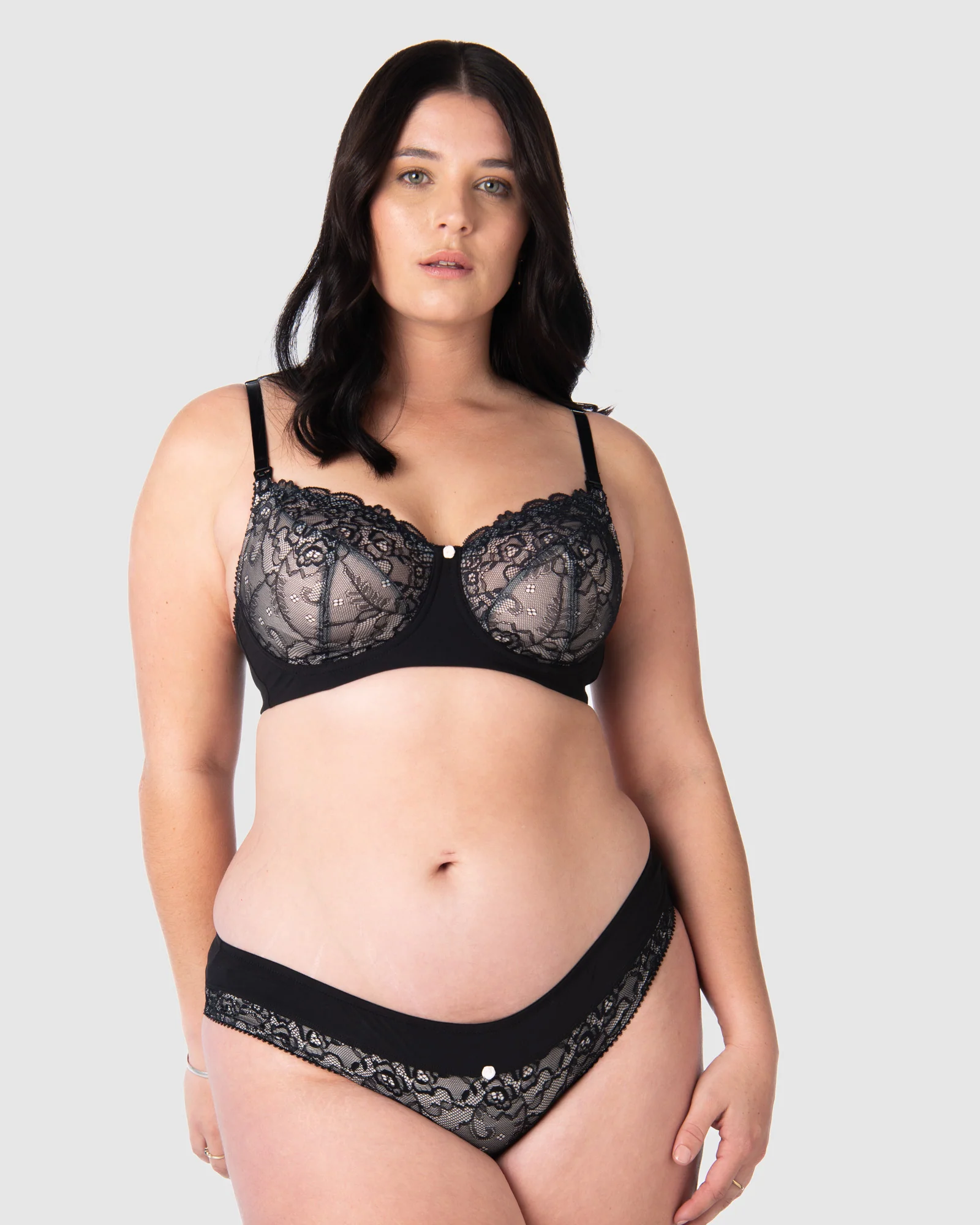 Temptation Lace Bikini Brief - Black - Image 3