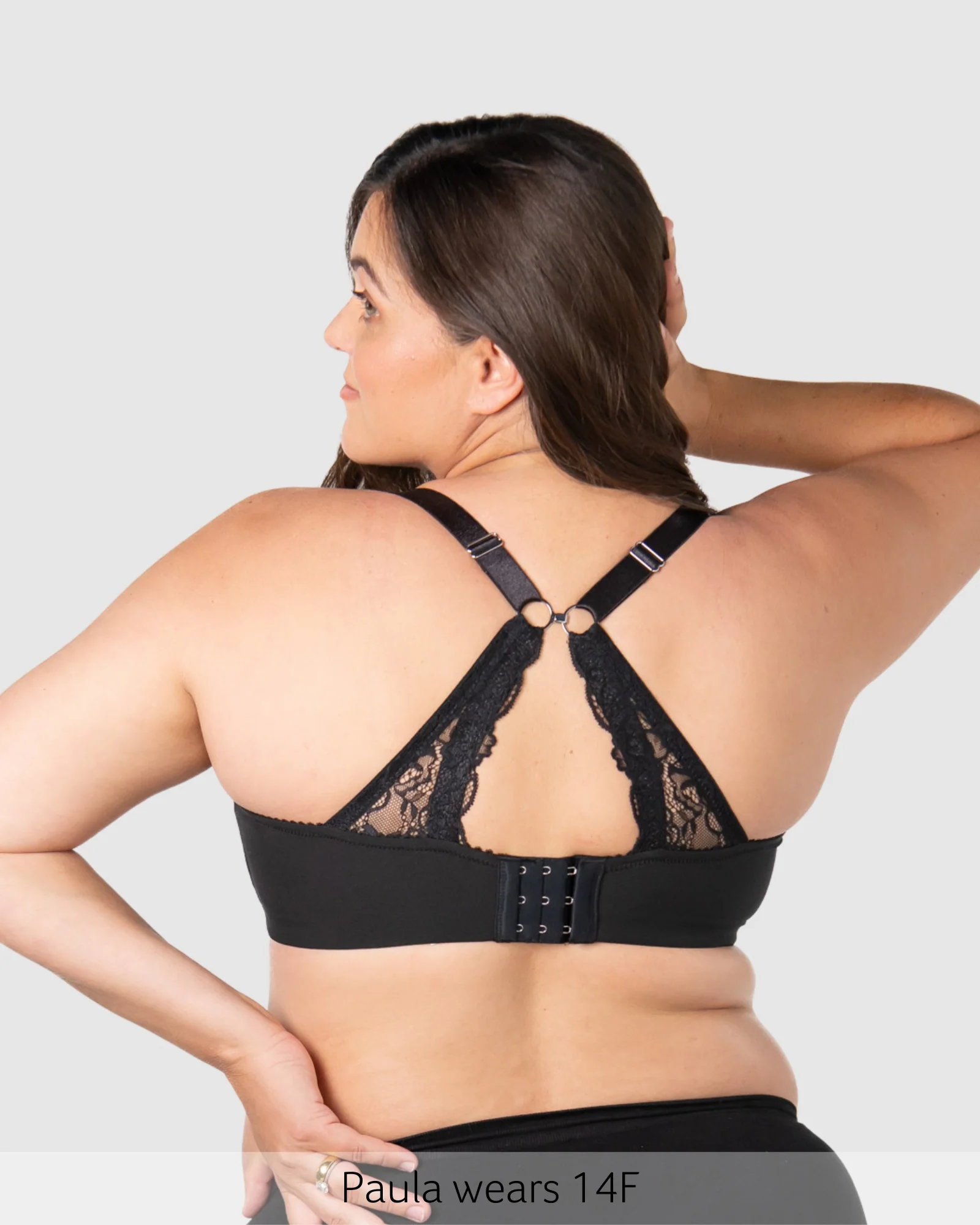 Temptation Full Cup Nursing Bra - Black - Image 4