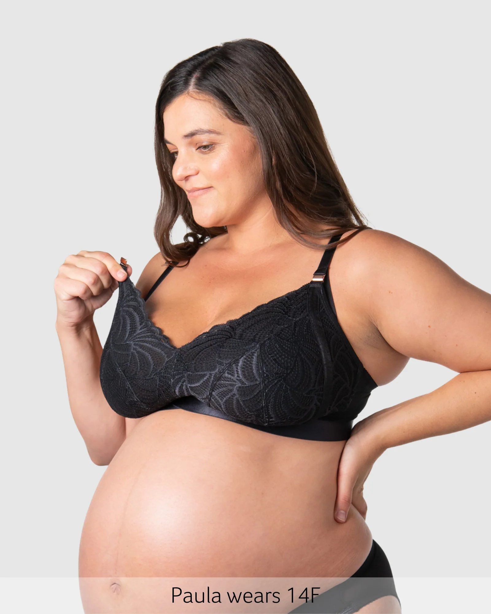 Warrior 2.0 FlexFit Nursing Bra - Black - Image 5