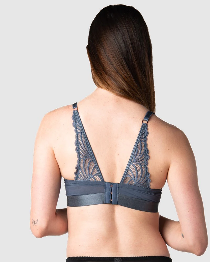 Warrior Demi Nursing Bra - Slate - Image 5