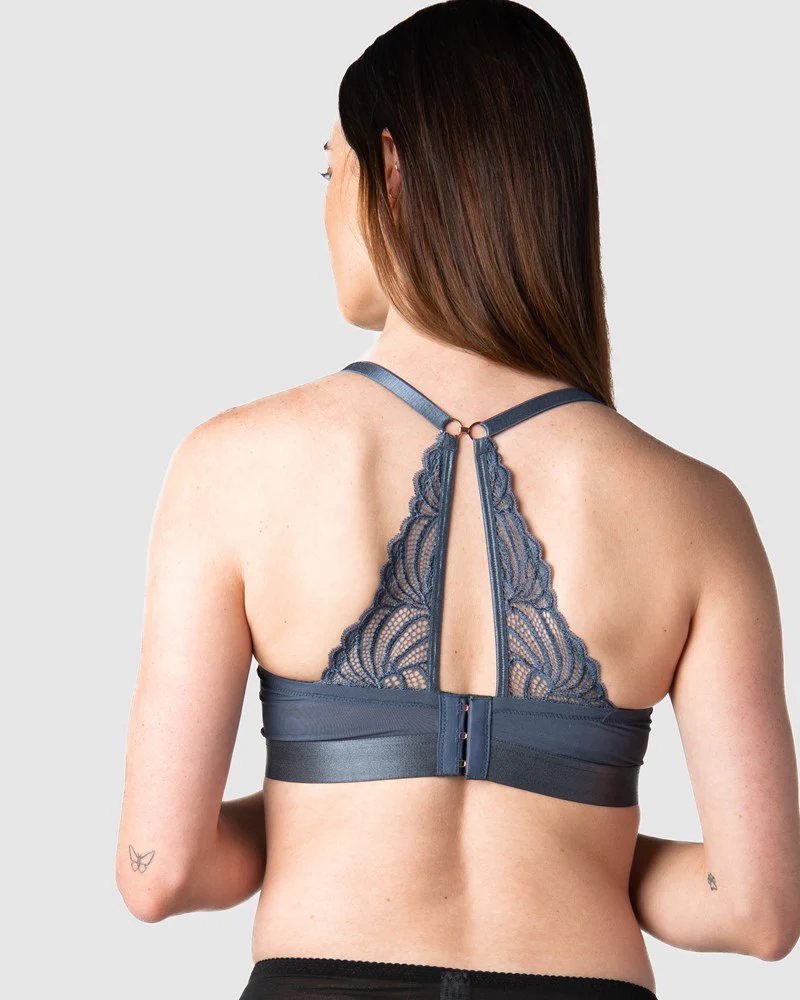 Warrior Demi Nursing Bra - Slate - Image 6
