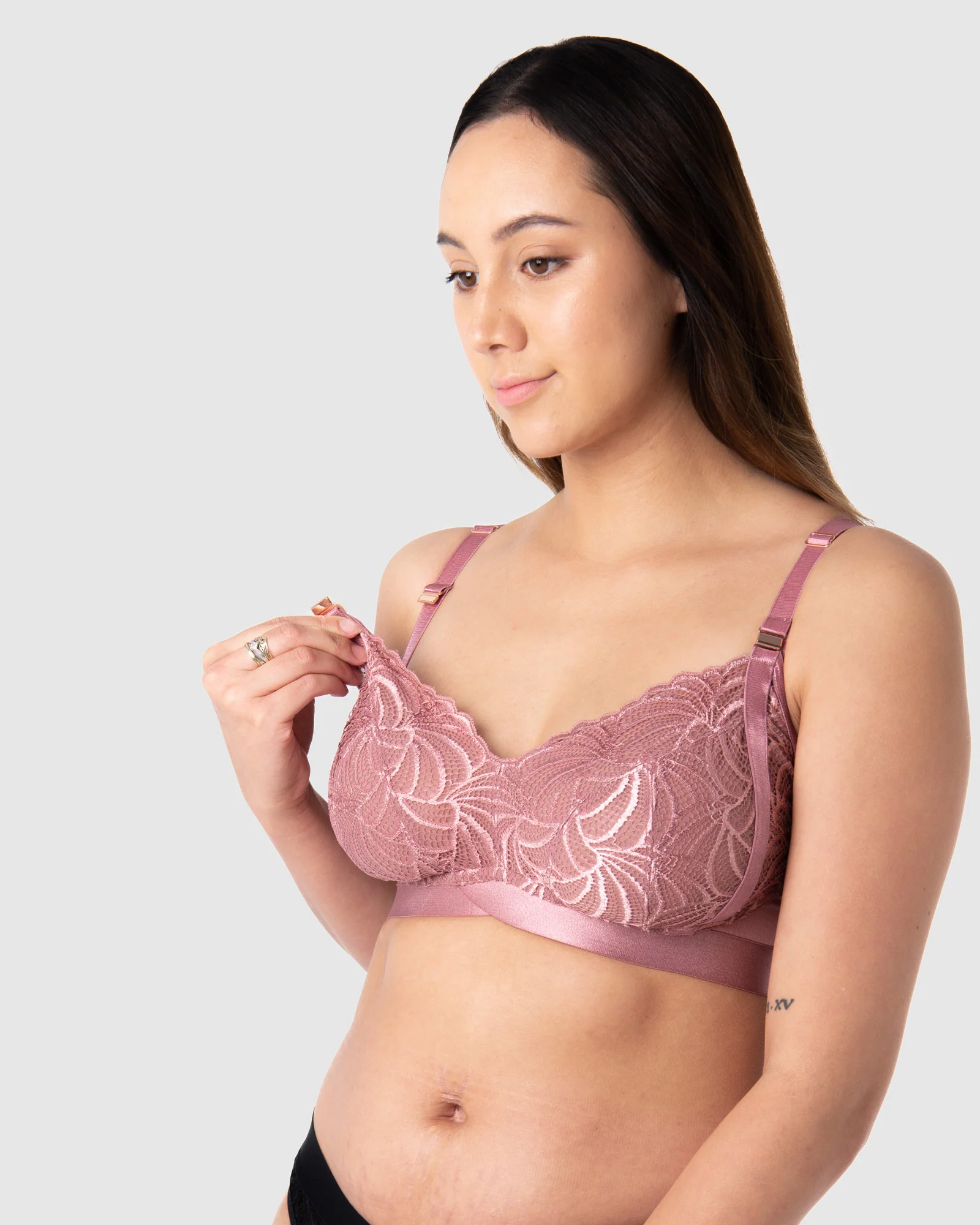 Warrior FlexFit Nursing Bra - Antique Rose - Image 3