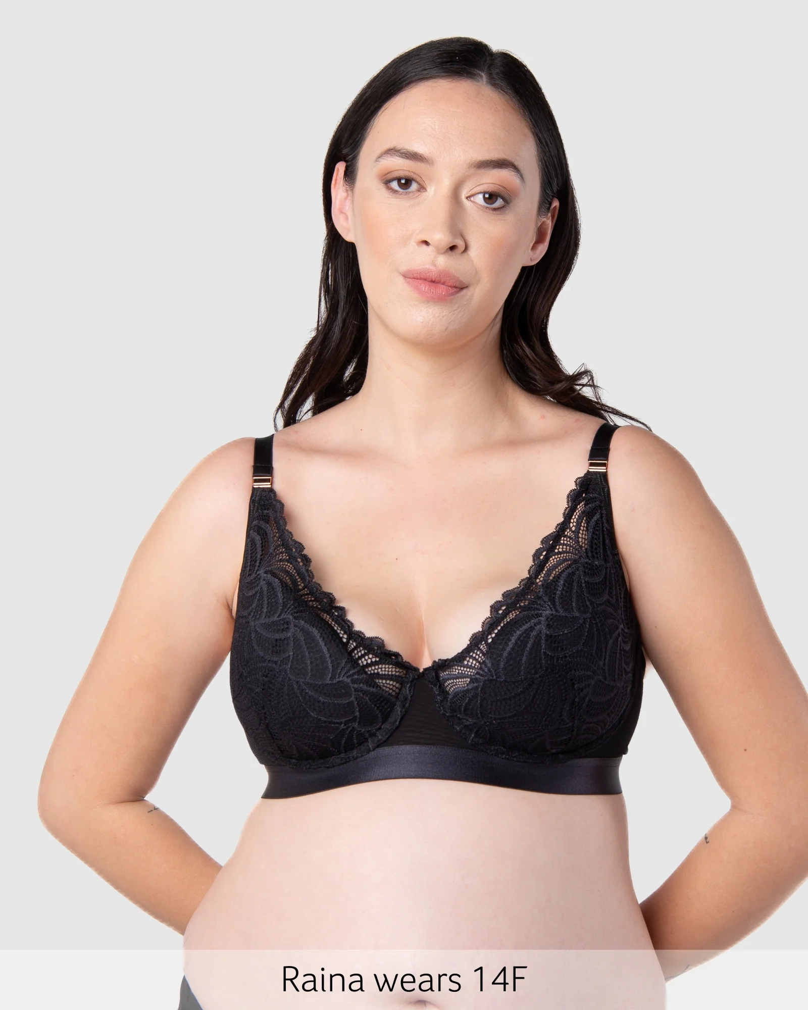 Warrior Plunge 2.0 Nursing Bra - Black - Image 8