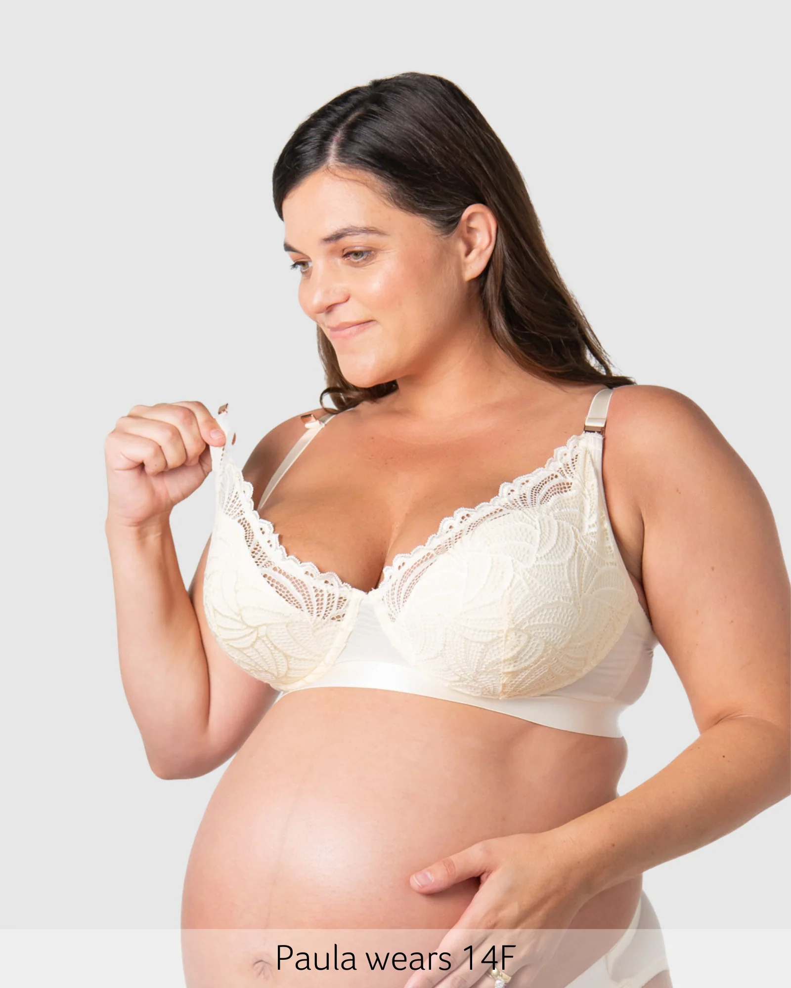 Warrior Plunge 2.0 Nursing Bra - Ivory - Image 4