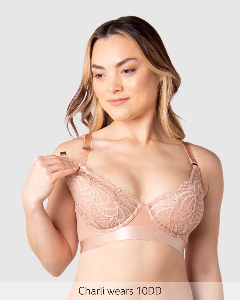 Warrior 2.0 Plunge Nursing Bra - Bronze - Image 3