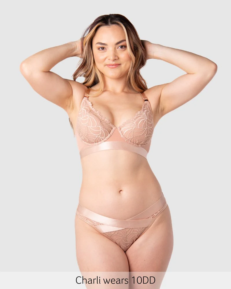 Warrior 2.0 Plunge Nursing Bra - Bronze - Image 6