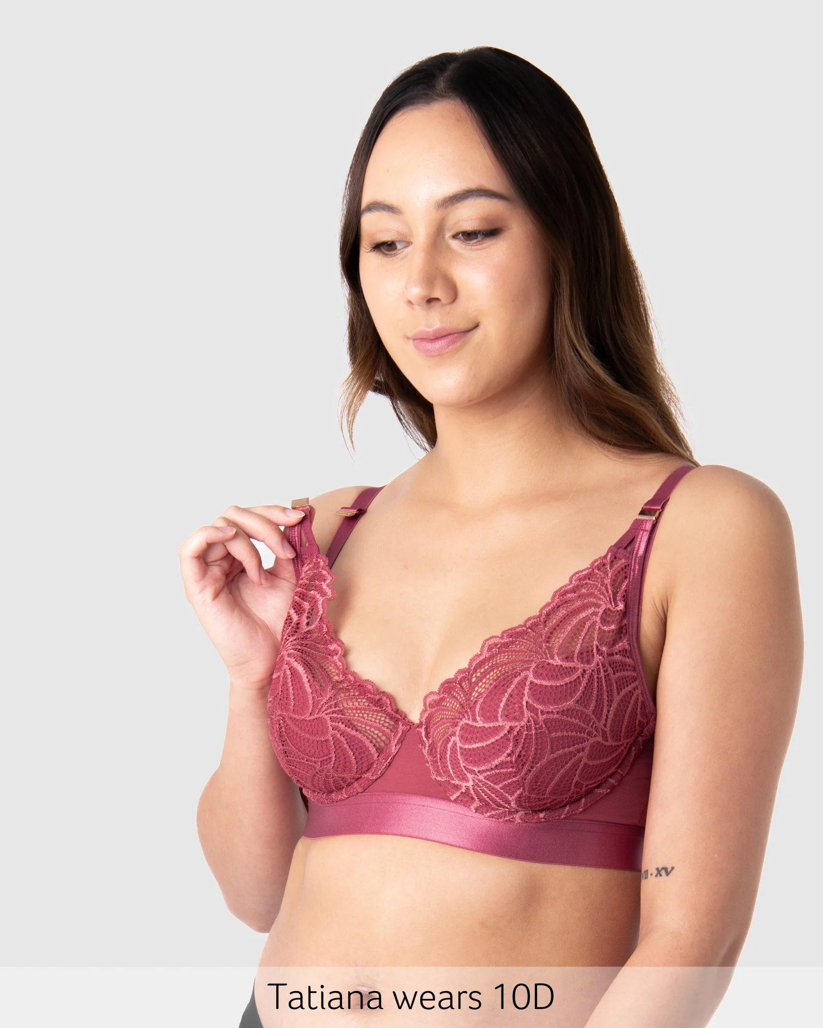 Warrior Plunge Nursing Bra - Spice Rose - Image 3