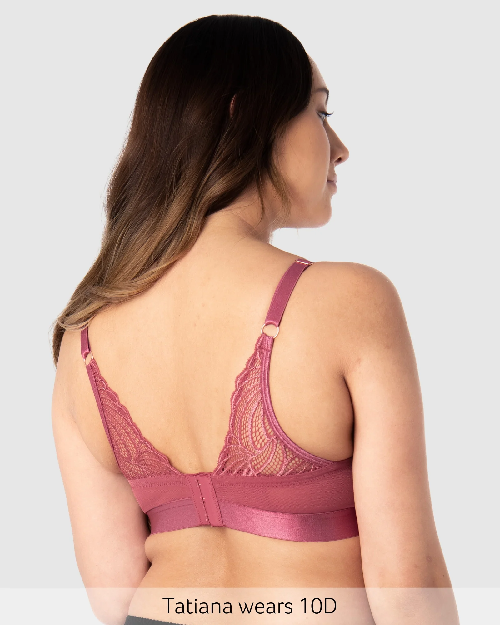 Warrior Plunge Nursing Bra - Spice Rose - Image 5