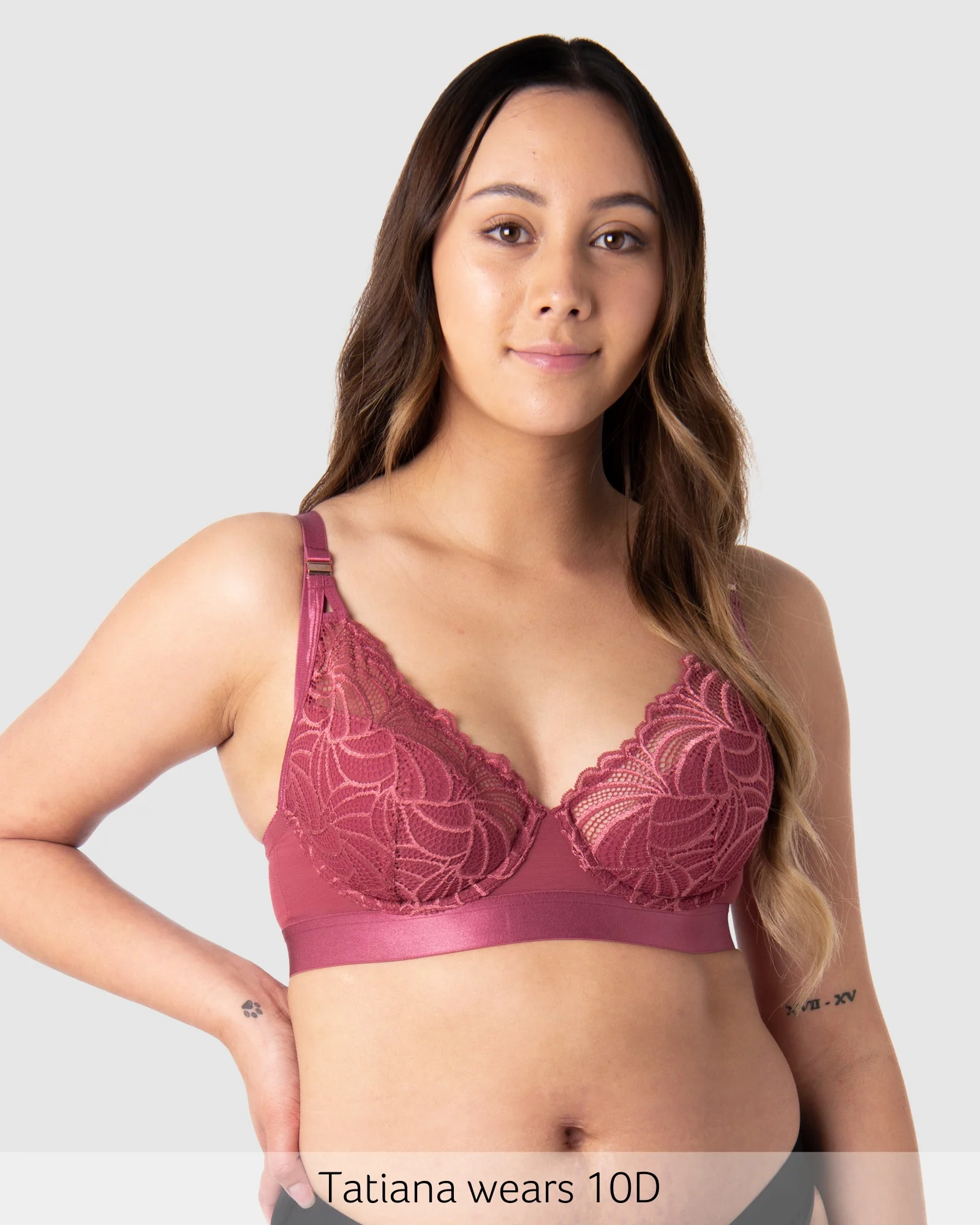 Warrior Plunge Nursing Bra - Spice Rose - Image 6