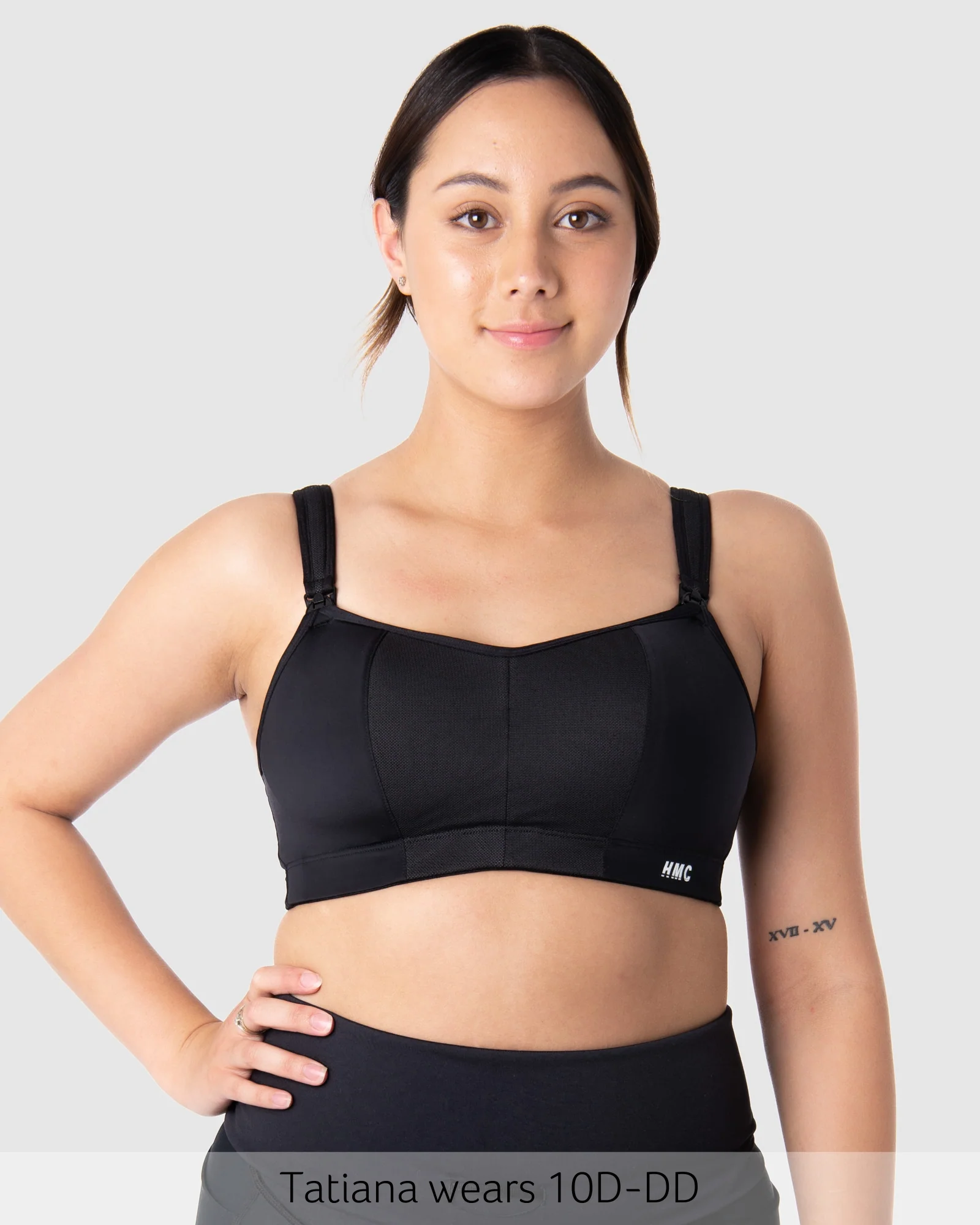 Zen Sports Nursing Bra - Black - Image 6
